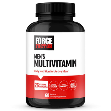 Force Factor Men’s Multivitamins, Multivitamin for Men Plus Amino Acids Supplement with 27 Vitamins and Minerals, and Phytonutrients to Support Energy, and Immunity, 60 Tablets Force Factor uk supplements