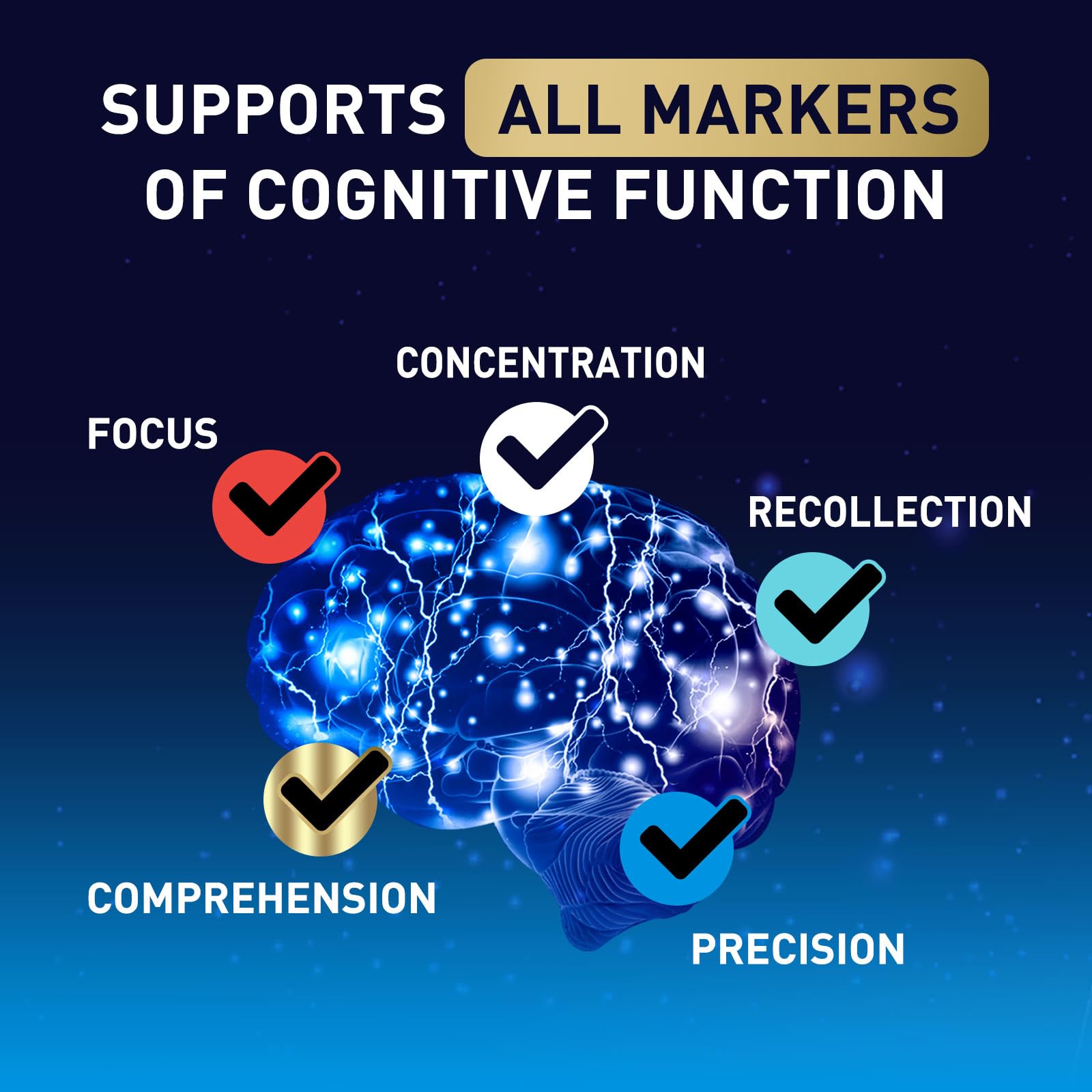 Brain Supplements for Memory and Focus with Phosphatidylserine, Nootropic Memory Supplement Gummy for Brain Health, Concentration, Mental & Cognitive Support, Focus Vitamins with B6 & B12-60 Gummies Nature's Nutrition uk supplements