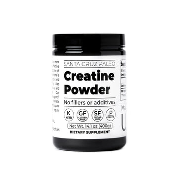 Santa Cruz Paleo, Creatine Monohydrate Powder Micronized, Unflavored Pre Workout and Muscle Support Supplement, Gluten Free Keto, Mix with Water or Shakes Santa Cruz Paleo uk supplements