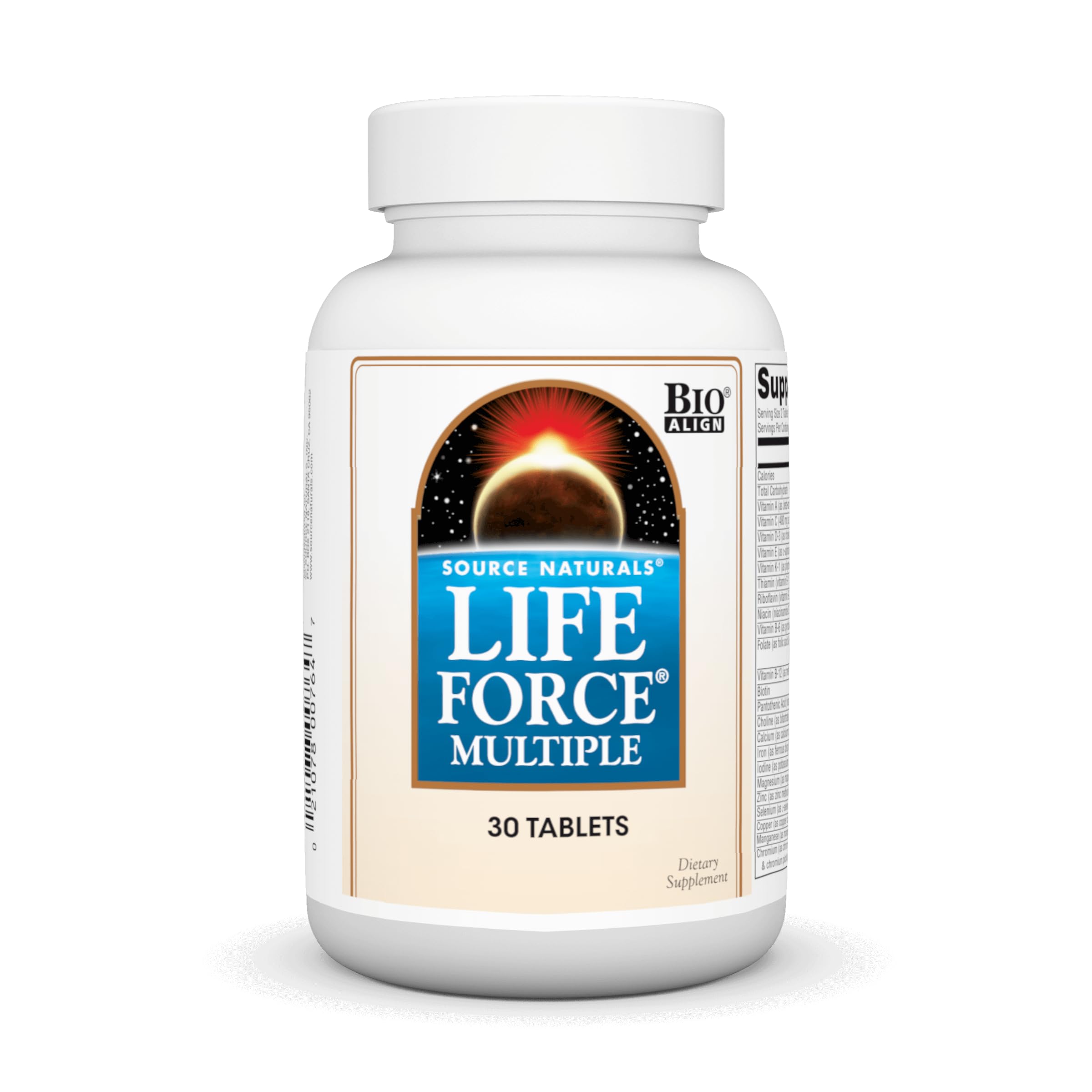Source Naturals Life Force Multiple Daily Multivitamin High Potency Essential Vitamins, Minerals, Antioxidants & Nutrients - Energy & Immune Boost - 30 Tablets Source Naturals uk supplements