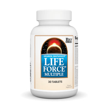 Source Naturals Life Force Multiple Daily Multivitamin High Potency Essential Vitamins, Minerals, Antioxidants & Nutrients - Energy & Immune Boost - 30 Tablets Source Naturals uk supplements