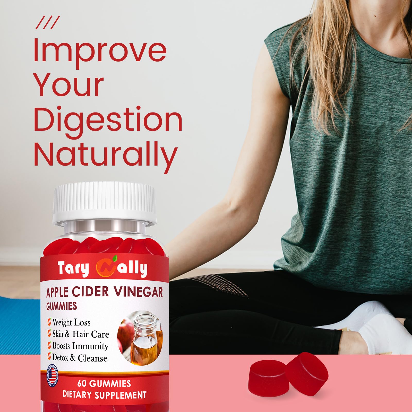 Apple Cider Vinegar Gummies Keto ACV Gummies for Weight Loss and Belly Fat Tary Nally uk supplements