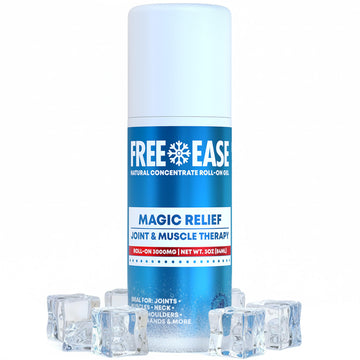 Free-Ease Magic Relief Roller – Nerve Joint and Muscle Pain Relief Roll On – Fast Cooling Therapy for Back, Neck, Shoulder, Knee Pain - Supports Joint Flexibility and Overall Mobility - Made in USA FREE EASE uk supplements