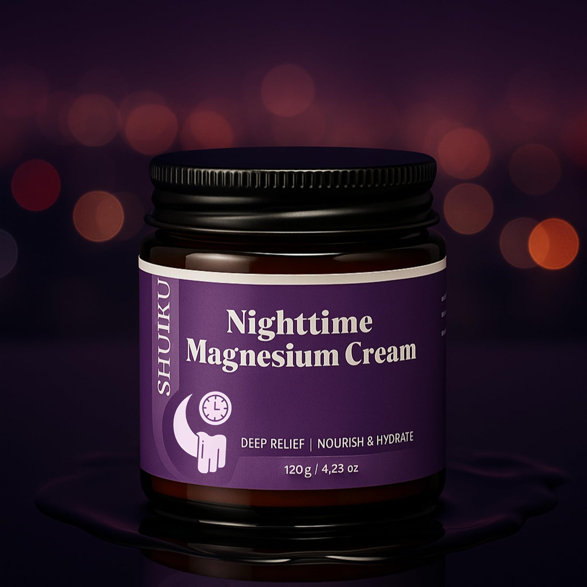 Magnesium Lotion for Sleep & Calm, Topical Magnesium Cream for Relaxation, Nightly Calm, Better Sleep, and for Leg Cramps & Pain SHUIKU uk supplements
