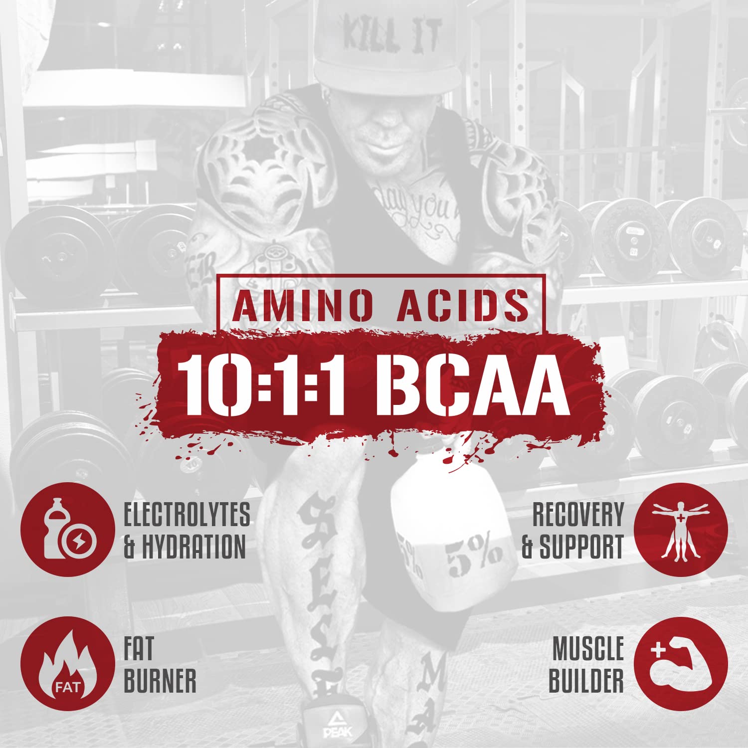 5% Nutrition Rich Piana AllDayYou Shred BCAA Powder | Amino Acid Supplement 5% Nutrition uk supplements