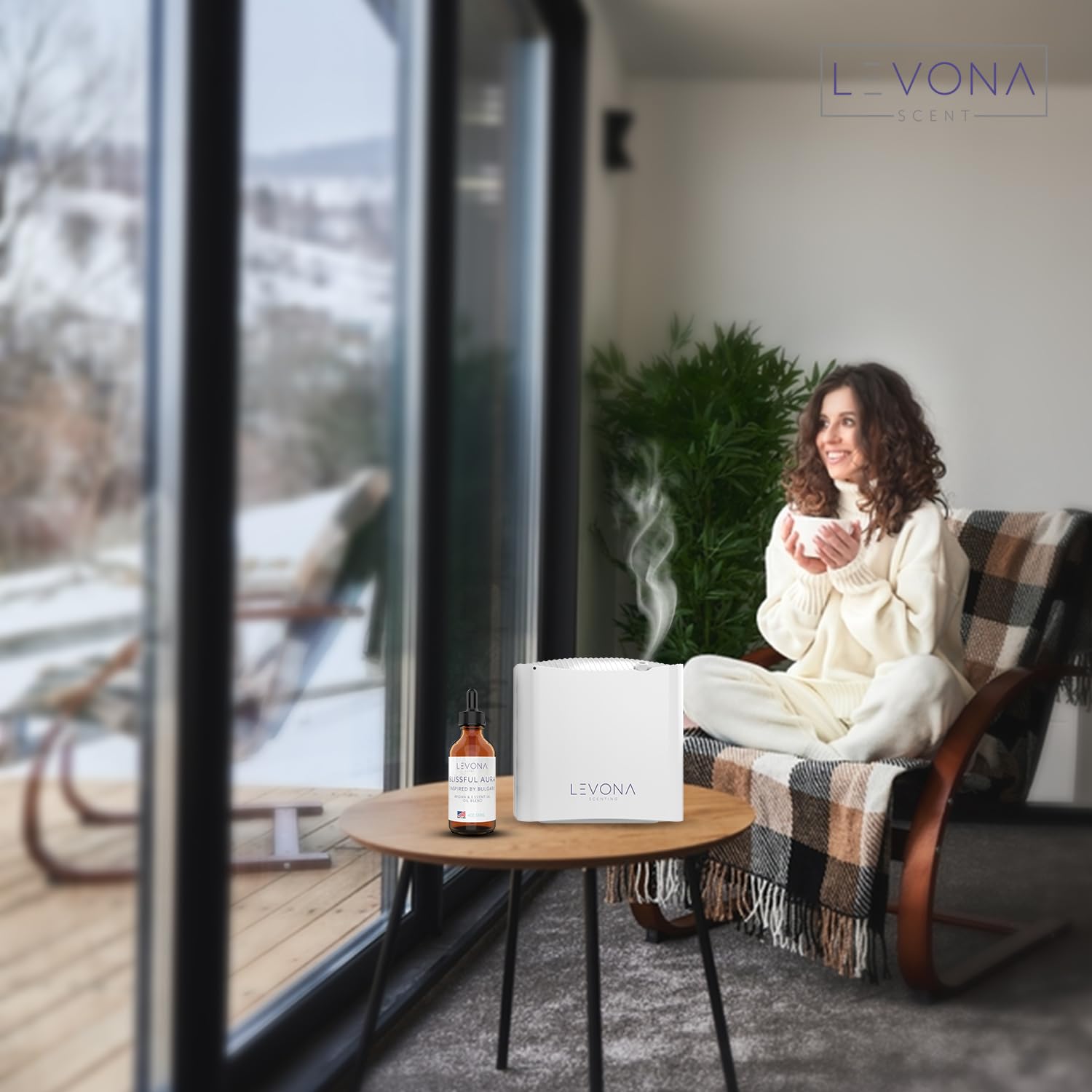 Levona Scent Essential Oils for Diffuser: Blissful Aura Inspired by Bulgari with Notes of Amber LEVONA SCENT uk supplements