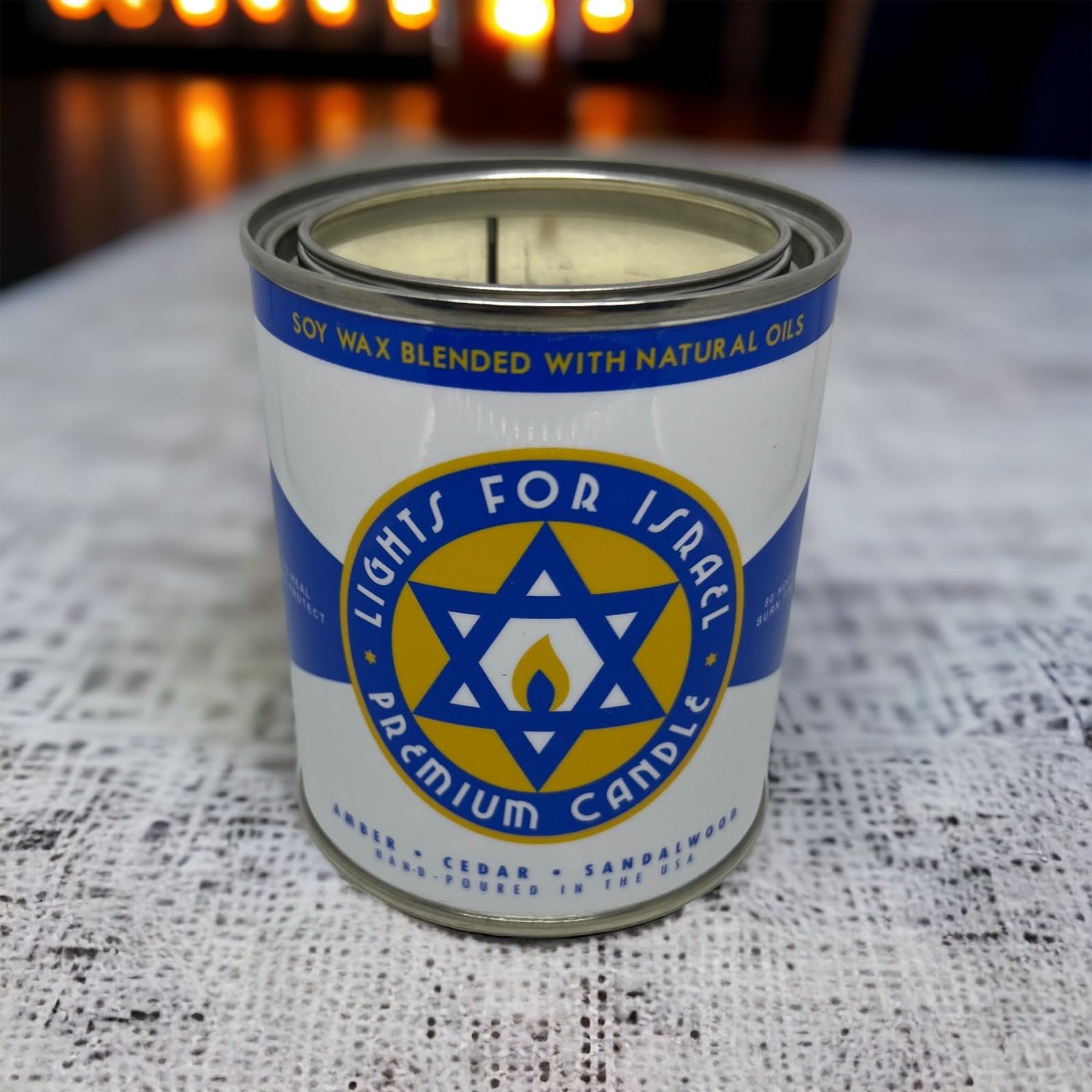 Long-Burning, One-Pint Premium Candles for Men | Vintage Inspired Oil Can Design | Soy Wax FURY BROS. uk supplements