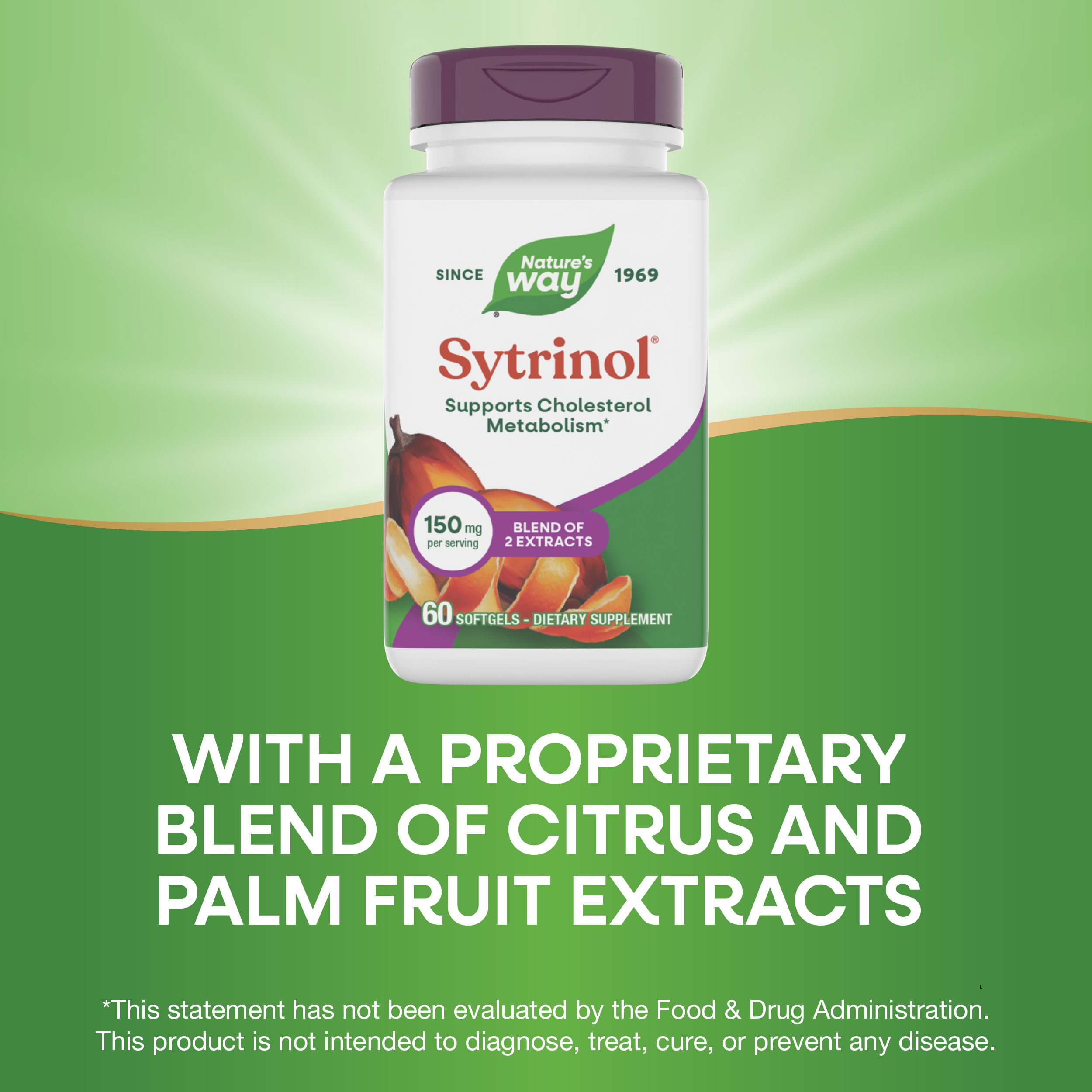 Nature's Way Sytrinol Cholesterol Control; Premium Blend; 60 Softgels Nature's Way uk supplements