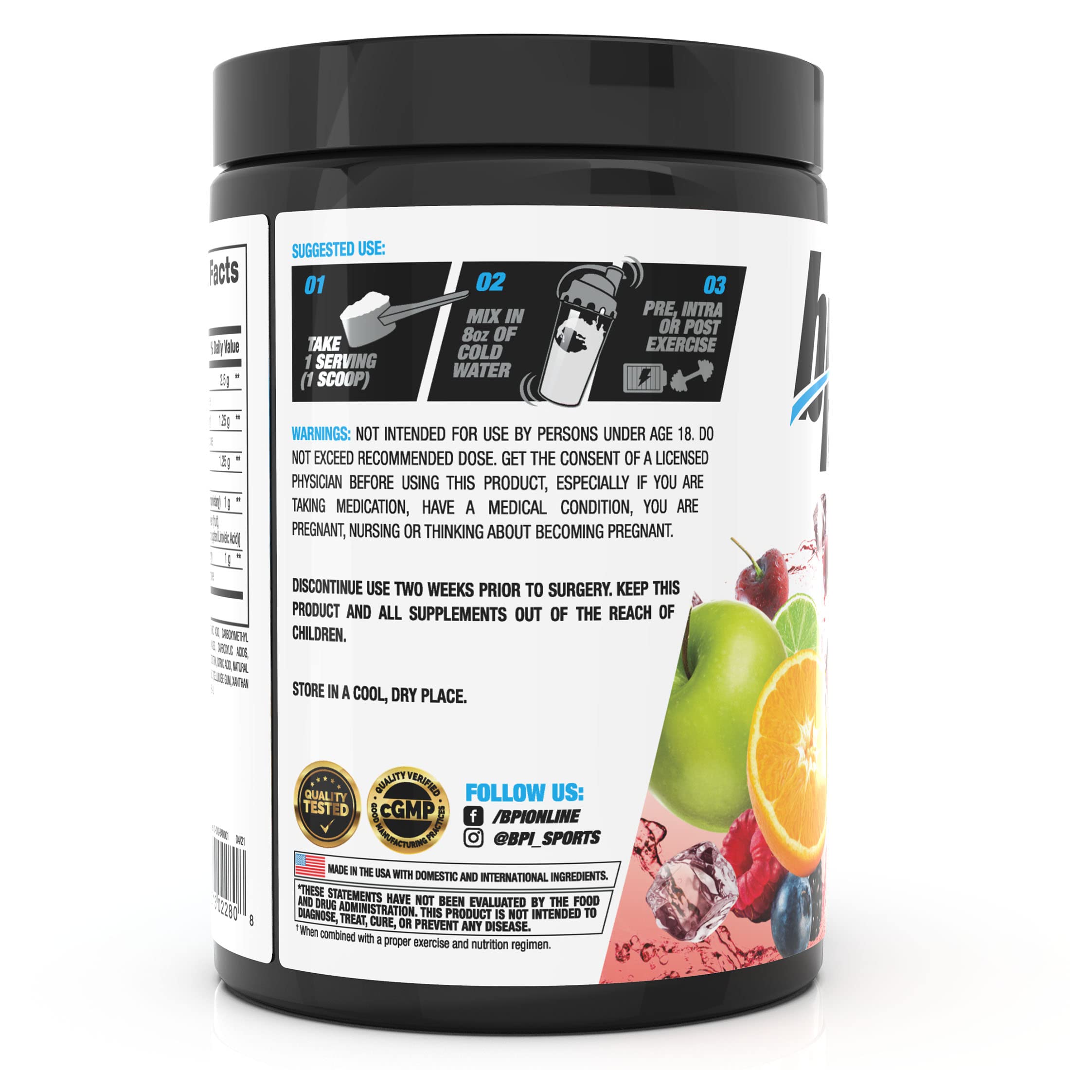 BPI Sports Best Aminos - BCAA Powder Post Workout & Glutamine Recovery Drink BPI Sports uk supplements