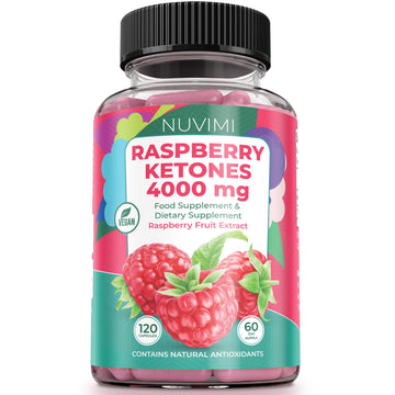 NUVIMI Raspberry Ketones 4000 mg Natural Dietary Food Supplement to Support Healthy NUVIMI uk supplements