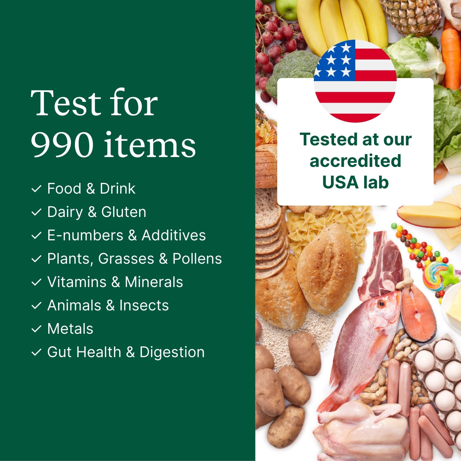 Check My Body Health 990 Items Complete Food Sensitivity Test Kit for Adults and Kids – Non-Invasive Food Intolerance Test Kit – at-Home Hair Sample Bioresonance Testing with Results in 3–5 Days Check My Body Health uk supplements