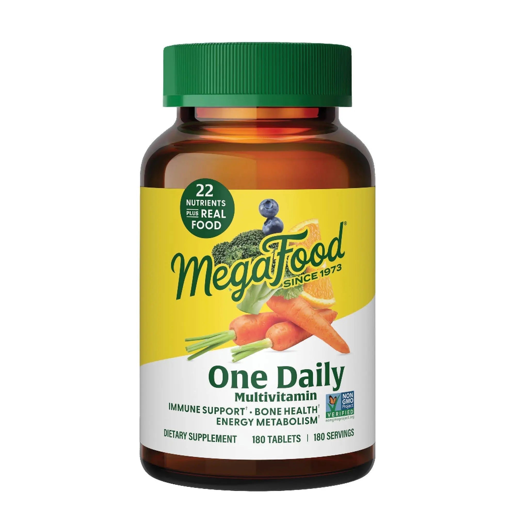 MegaFood One Daily Multivitamin for Women and Men, Immune Support Supplement with Real Food, Vitamin C & Vitamin B, Bone Health MegaFood uk supplements