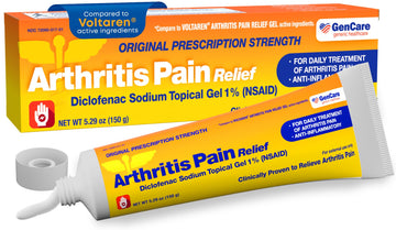 GenCare Arthritis Pain Relief Diclofenac Sodium Topical Gel 1 Percent (NSAID) - Clinically Proven Arthritis Pain Reliever - Compare to The Active Ingredient in Voltaren Gel (5.29 oz) GenCare uk supplements