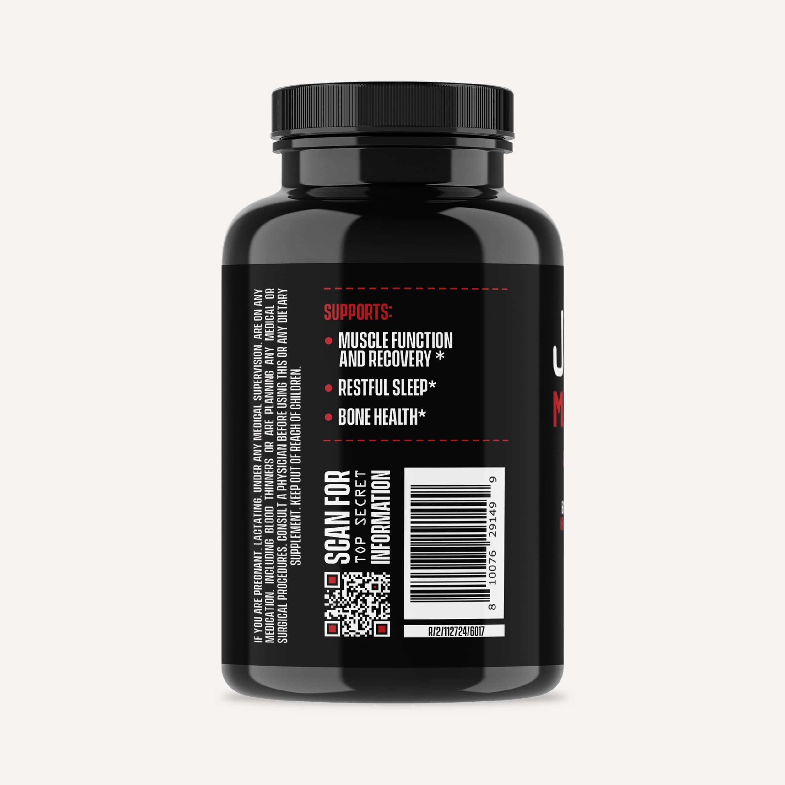 Jocko Fuel Magnesium Complex Supplement - Magnesium Glycinate, Citrate, & Taurate Capsules Dietary Supplement for Muscle Recovery & Relaxation, Heart, Nerve, Bone Support, & Sleep 30-Day Supply Jocko Fuel uk supplements
