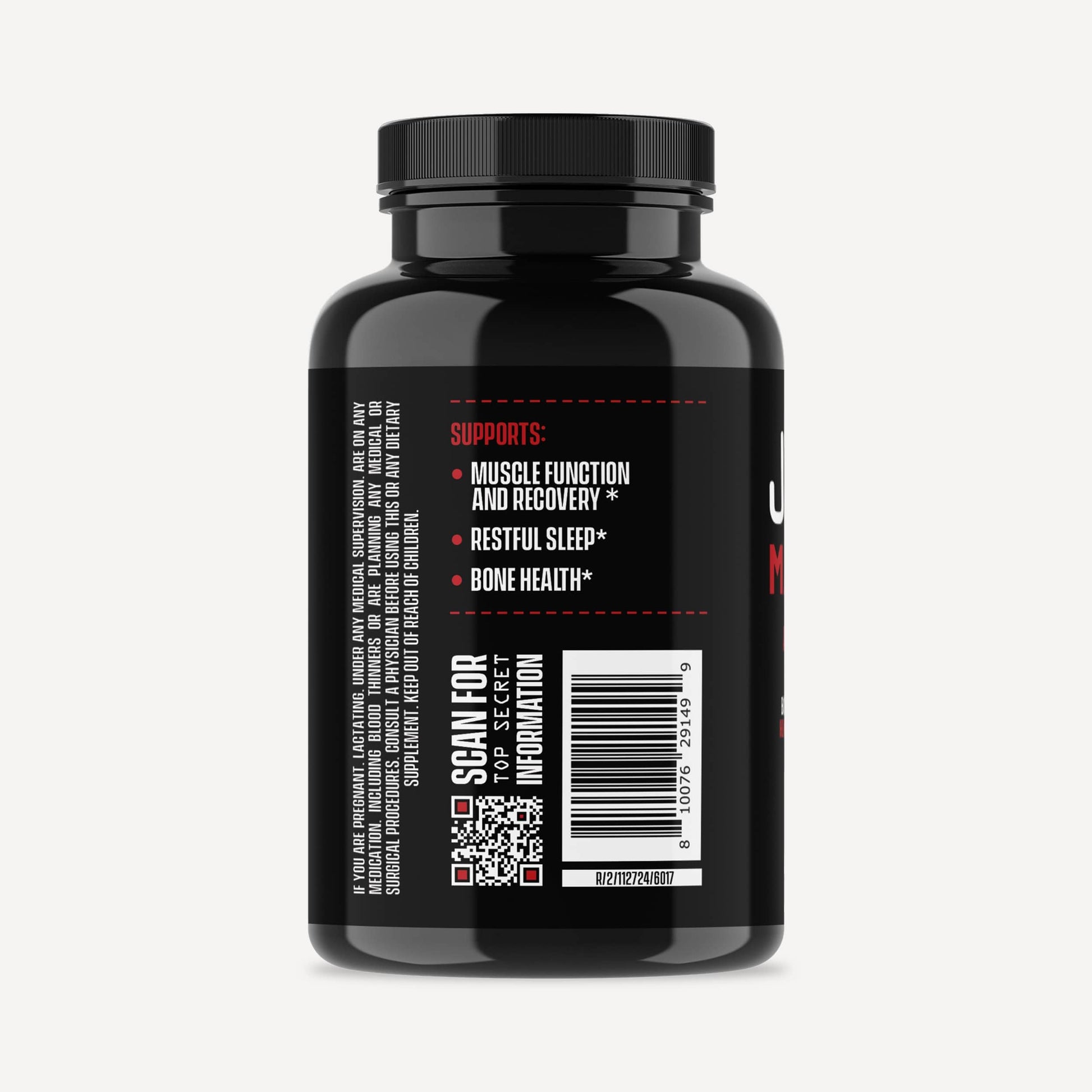 Jocko Fuel Magnesium Complex Supplement - Magnesium Glycinate, Citrate, & Taurate Capsules Dietary Supplement for Muscle Recovery & Relaxation, Heart, Nerve, Bone Support, & Sleep 30-Day Supply Jocko Fuel uk supplements