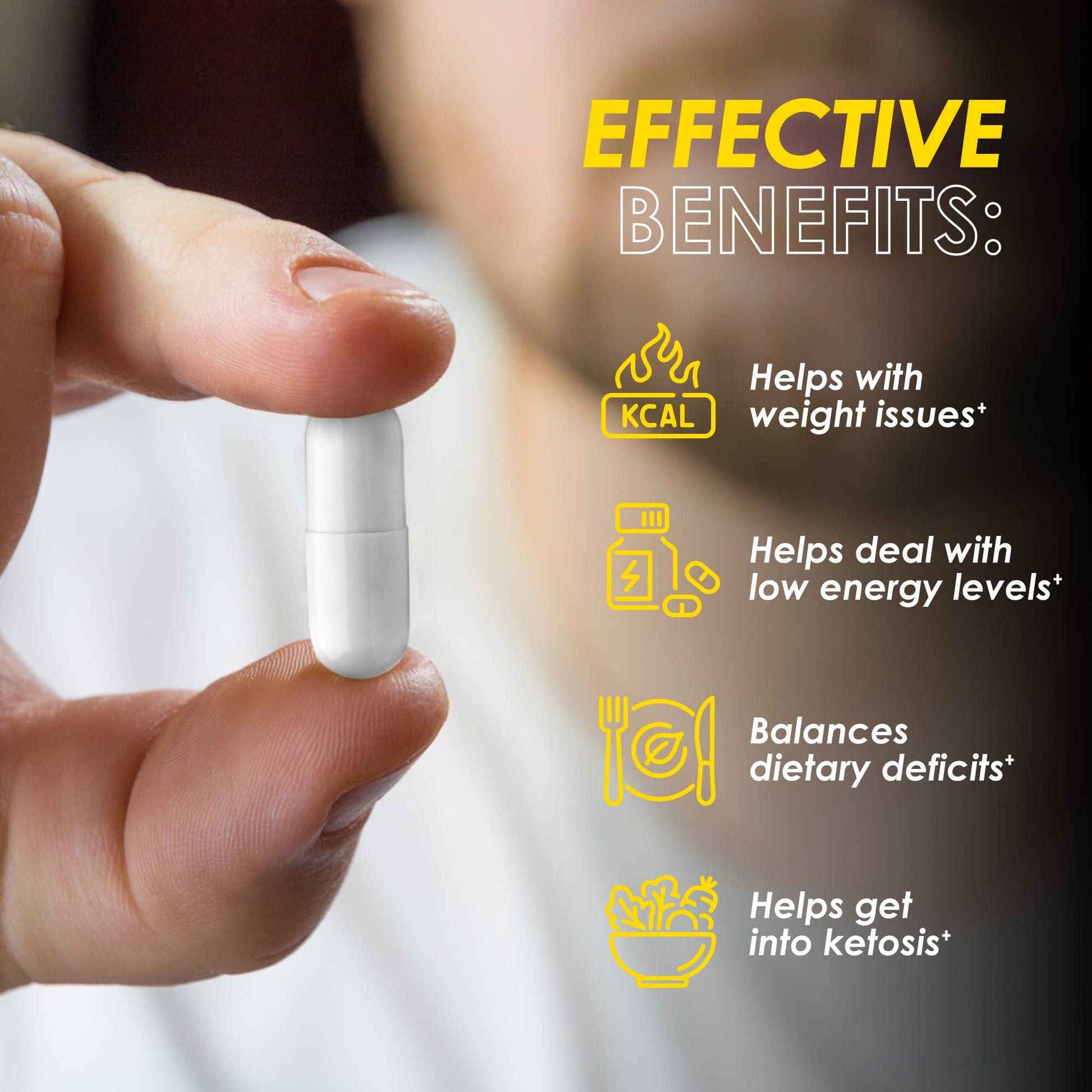Keto Pills - 60 Ketogenic Diet Support Capsules - Keto Weight Management - Increase Detoxis uk supplements