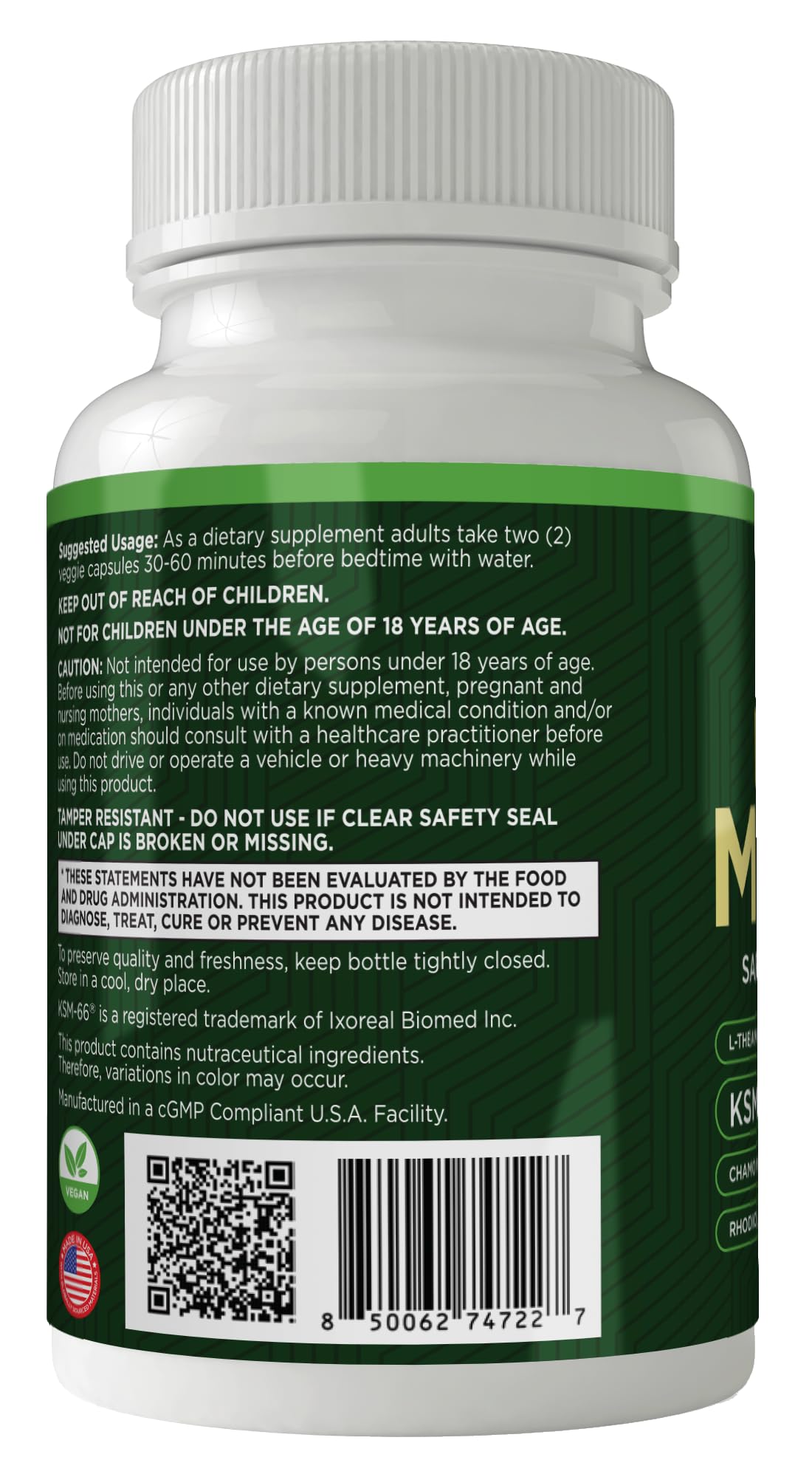 GREEN VALLEY NATURALS My Sleep Miracle Vegan Sleep Support Supplement | Melatonin-Free Formula | Ashwagandha, Chamomile & L-Theanine | Promotes Calm, Relaxation & Restful Sleep | 60 Capsules GREEN VALLEY NATURALS uk supplements