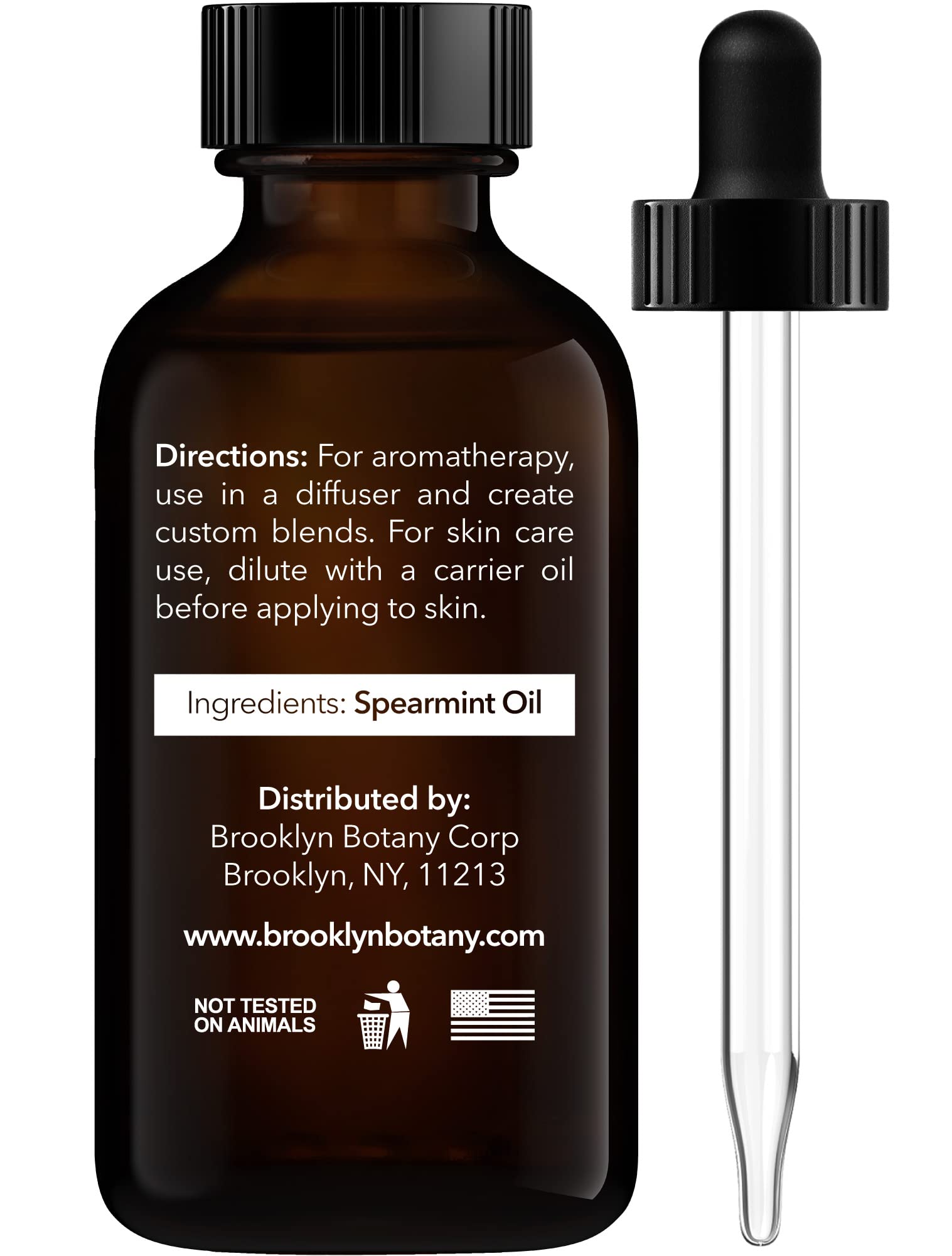 Brooklyn Botany Spearmint Essential Oil – 100% Pure and Natural – Premium Grade Oil Brooklyn Botany uk supplements