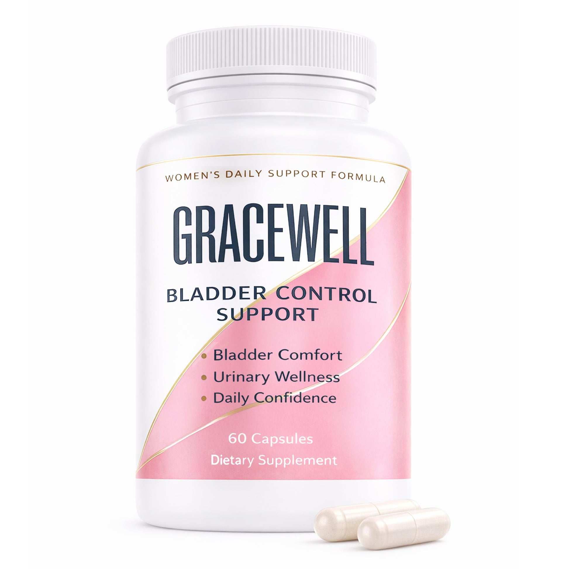 DXWXH Gracewell Bladder Wellness Supplement for Women & Men, Herbal Support with Asian Ginseng, Chinese Yam, Chinese Peony, Urinary Tract Health Formula, 60 Capsules (1) DXWXH uk supplements
