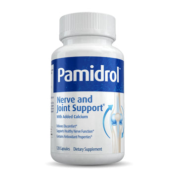 Pamidrol Nerve and Joint Support with Added Calcium 120 Capsules Pamidrol uk supplements