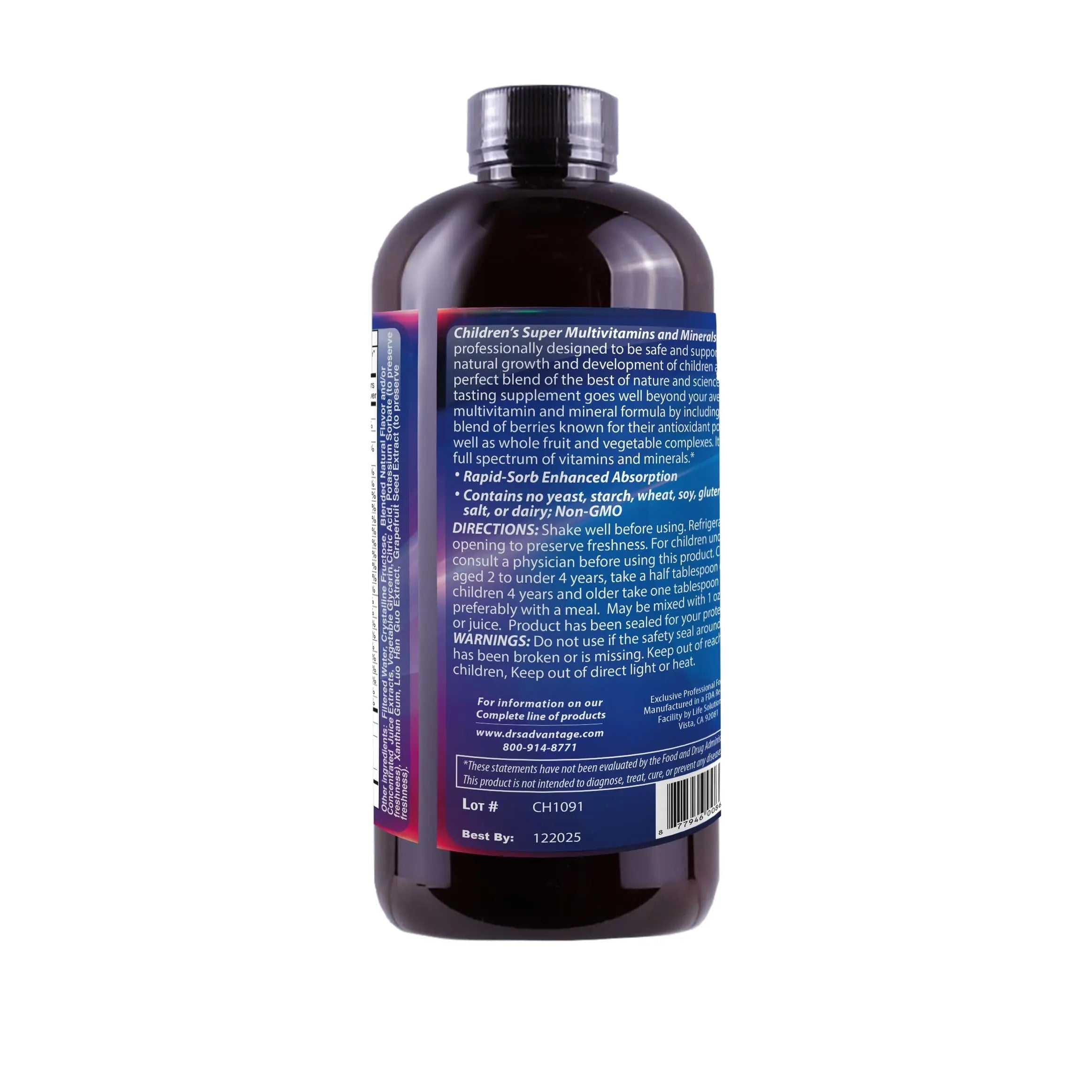 Dr's Advantage DA862 Liquid Children's Multivitamin and Minerals, 16 oz. Dr's Advantage uk supplements