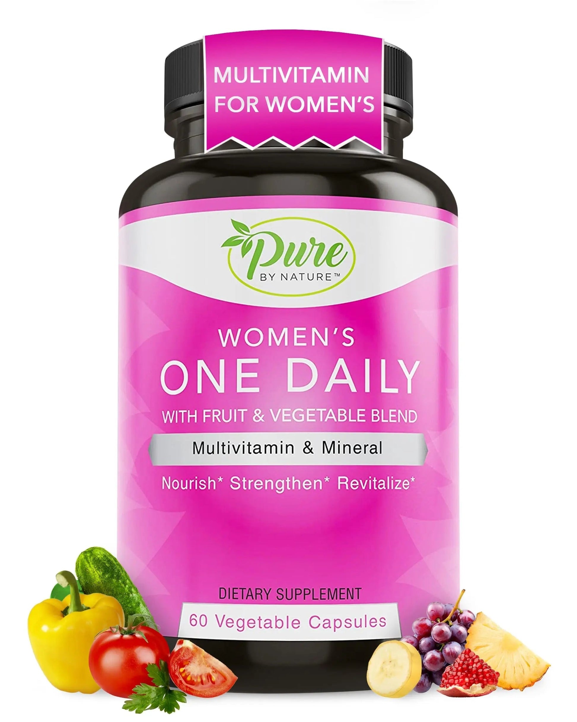 Pure By Nature One-Daily Multi-Vitamin for Women, 60 Count Pure By Nature uk supplements