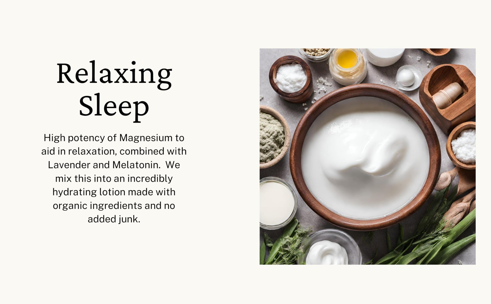 Elepure Pure Elements Magnesium Sleep Lotion with Lavender and Melatonin - Topical Application Night Cream- High Potency - Organic Materials - Large Size - Great Value - 8 fl. oz Elepure Pure Elements uk supplements