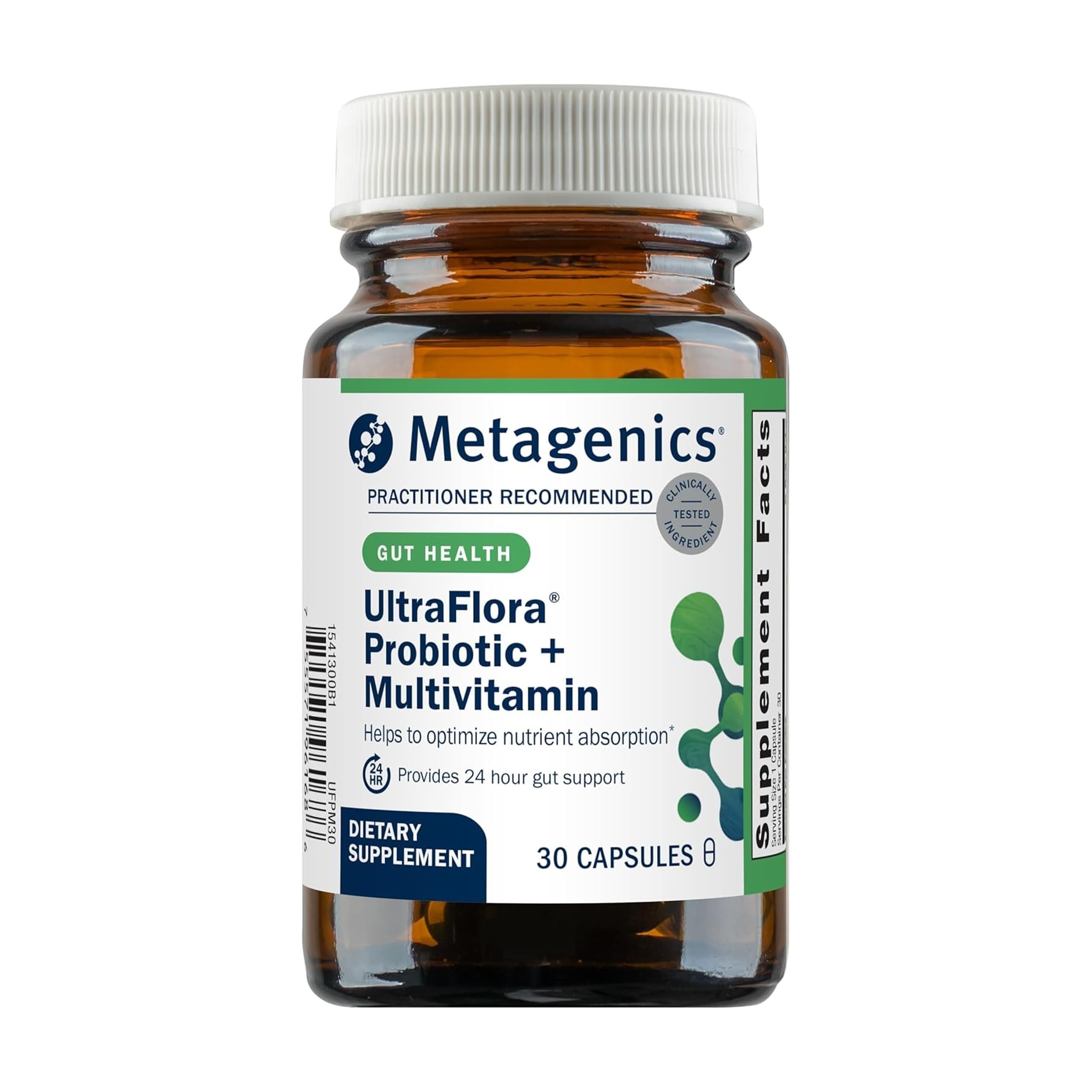 Metagenics UltraFlora Probiotic + Multivitamin - All-in-One Daily Gut Health & Digestive Balance Support* - Clinically Tested Probiotic Blend Metagenics uk supplements
