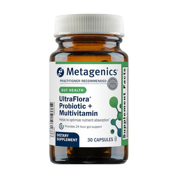 Metagenics UltraFlora Probiotic + Multivitamin - All-in-One Daily Gut Health & Digestive Balance Support* - Clinically Tested Probiotic Blend Metagenics uk supplements