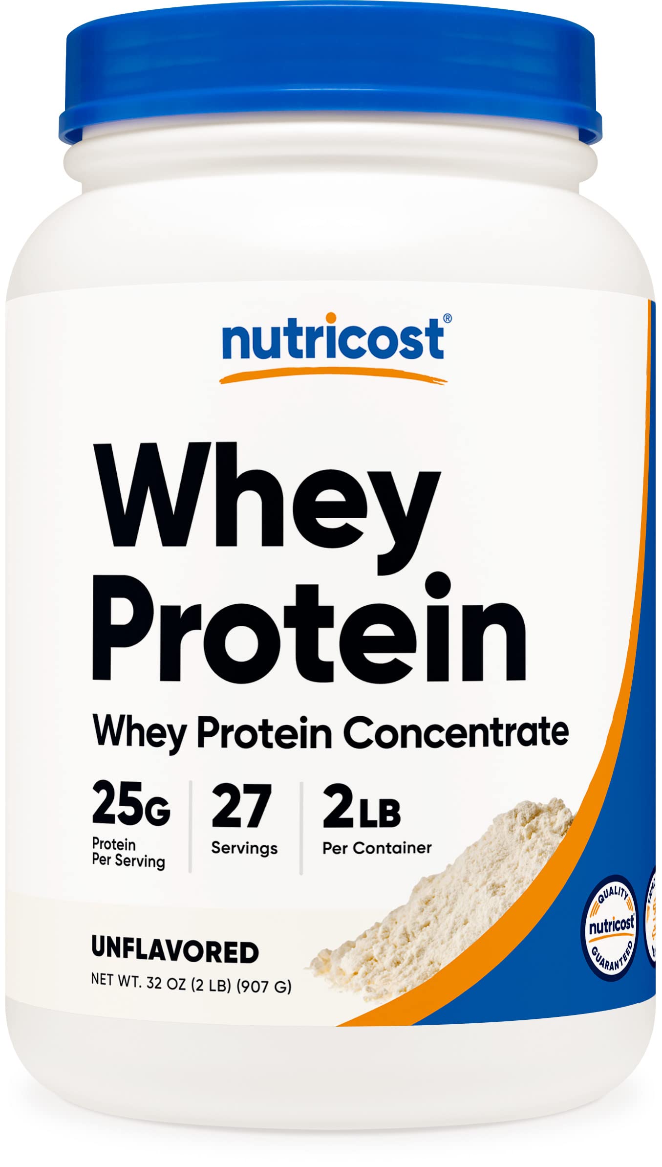 Nutricost Whey Protein Concentrate (Unflavored) 2LBS - Gluten Free & Non-GMO Nutricost uk supplements