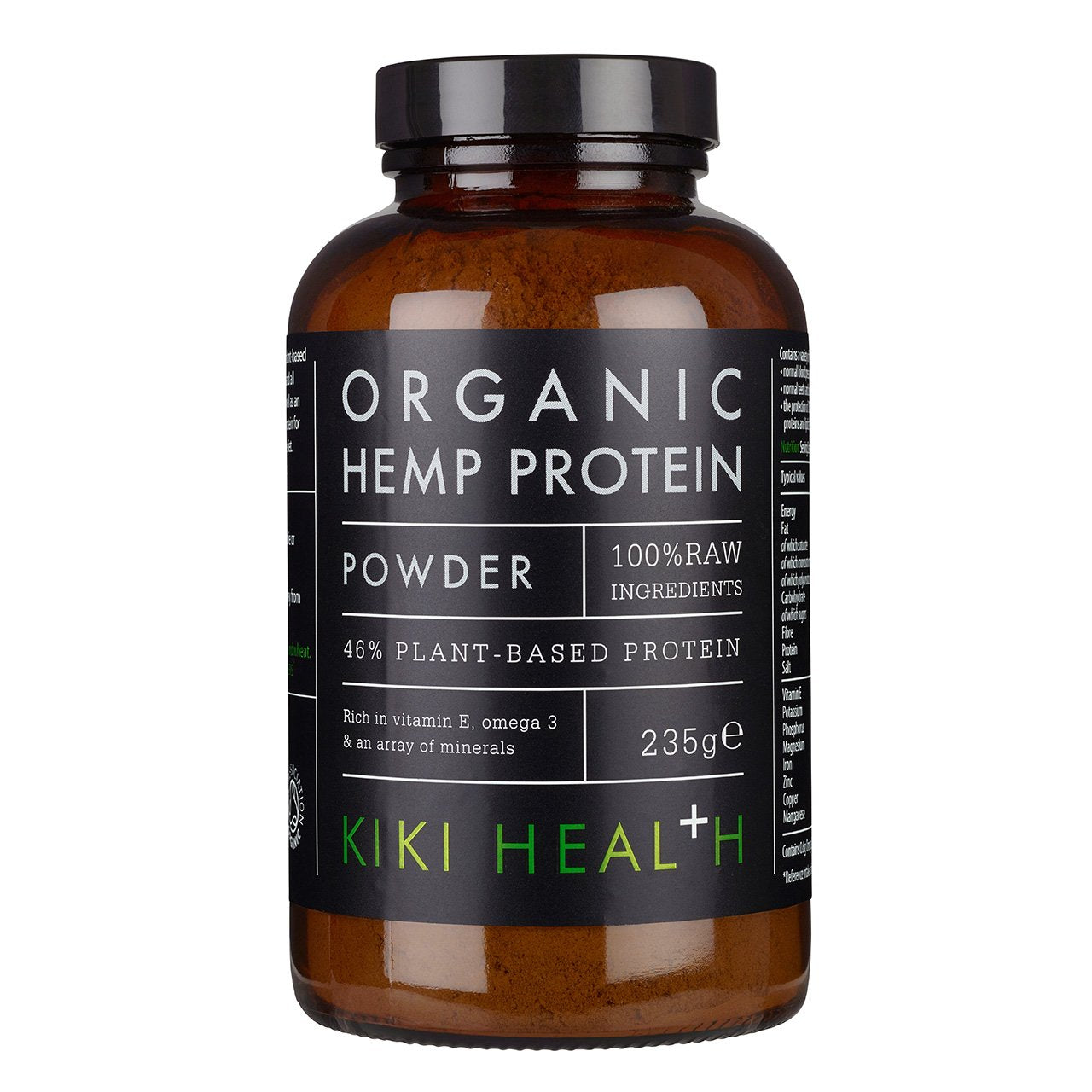 KIKI Health - Organic Hemp Protein - Plant-Based Protein Powder - Rich in Magnesium and Omega 3 KIKI HEALTH uk supplements