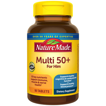 Nature Made Multivitamin for Men Over 50, Mens Multivitamins 50 Plus, Daily Nutritional Support, Nature Made Multi Vitamins Nature Made uk supplements