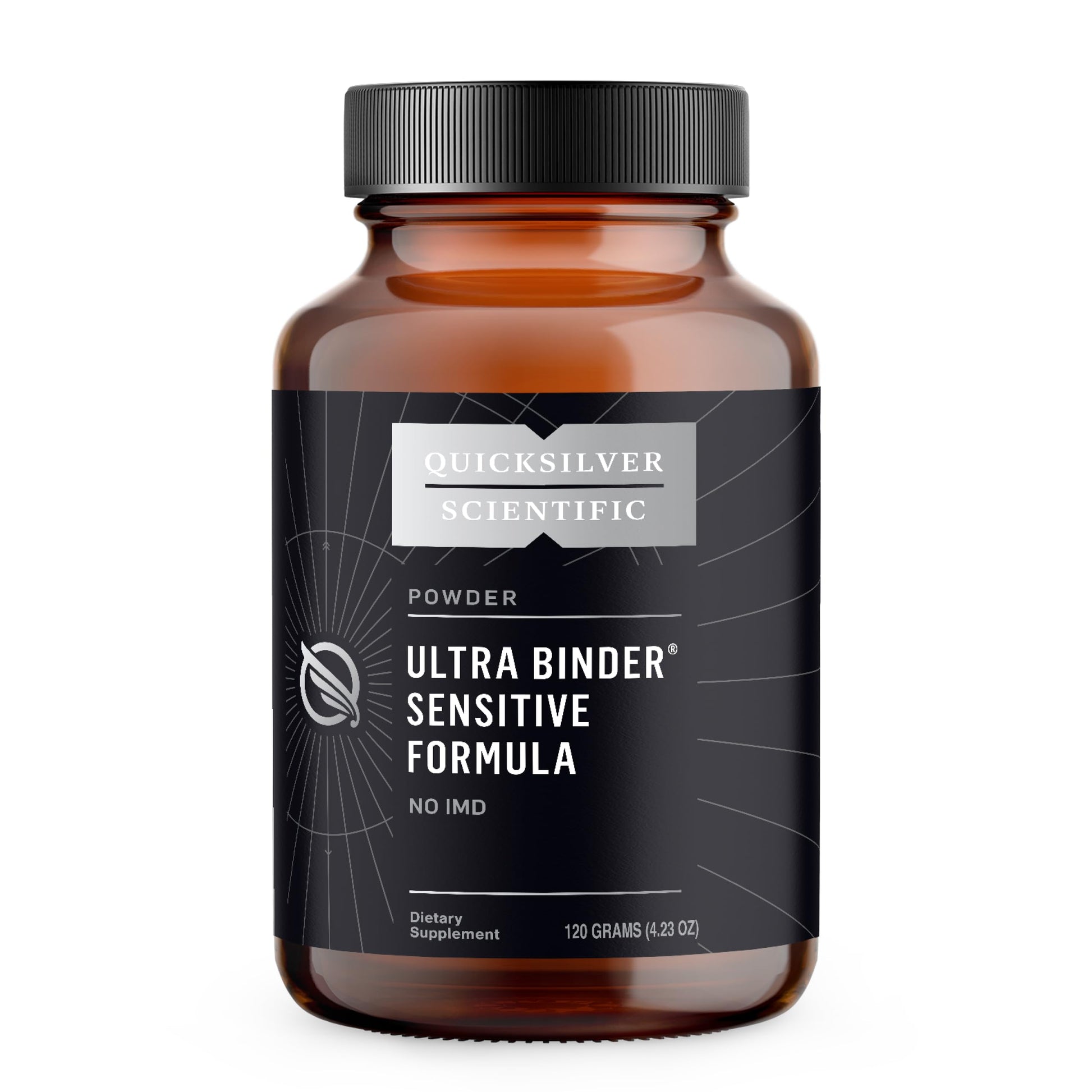 Quicksilver Scientific Ultra Binder Sensitive Formula - Gut Health Supplement with Activated Charcoal, Bentonite Clay - Cleansing Support Powder (120g) Quicksilver Scientific uk supplements