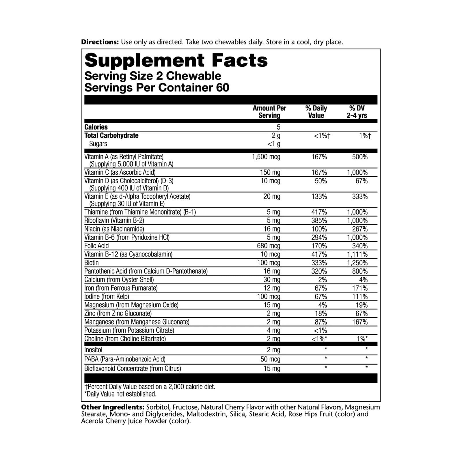SOLARAY Childrens Vitamins & Minerals Complete Multivitamin for Kids Great Black Cherry Flavor SOLARAY uk supplements