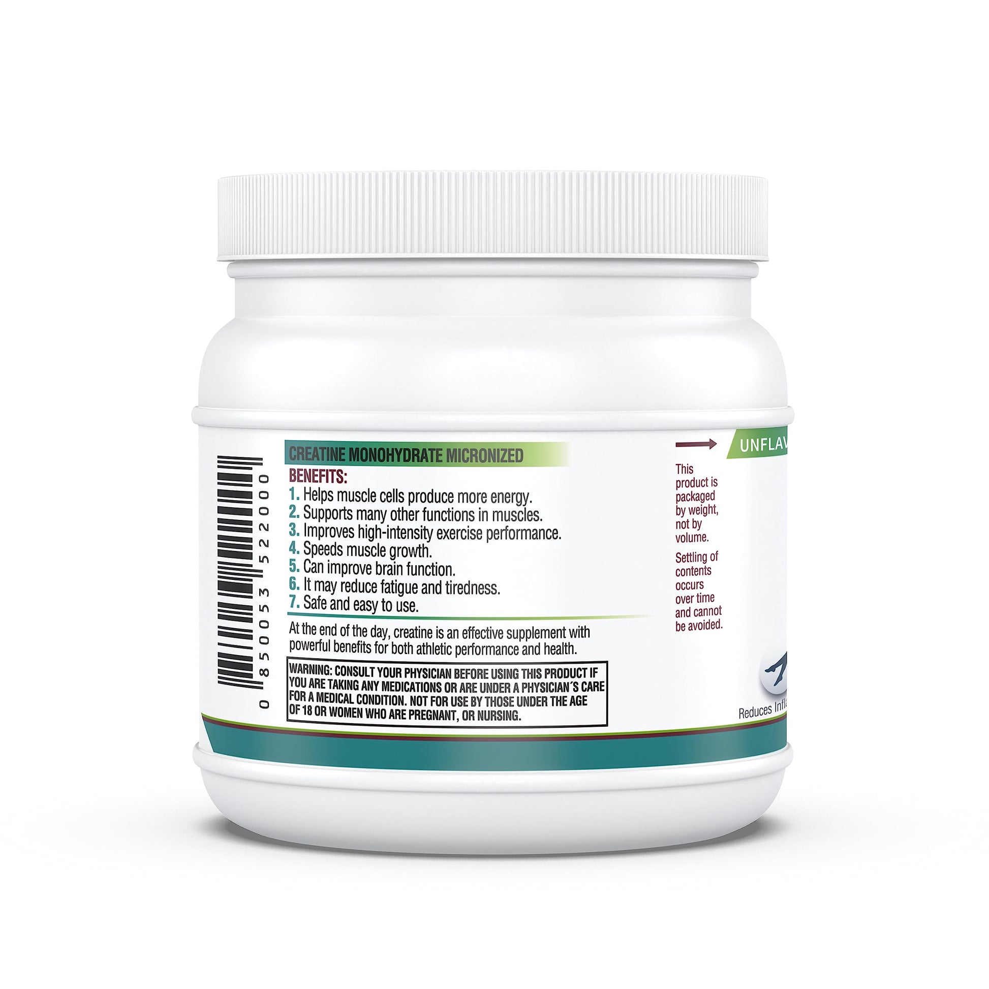 Kappa Nutrition Creatine Monohydrate Powder, Pure Amino Acid Formula, Supports Muscle Strength, Cellular Energy & Mental Focus* Gluten-Free, Keto, 2.25g per Scoop, 240 Servings, Net Wt. 1.32 LB (600g) KAPPA NUTRITION uk supplements