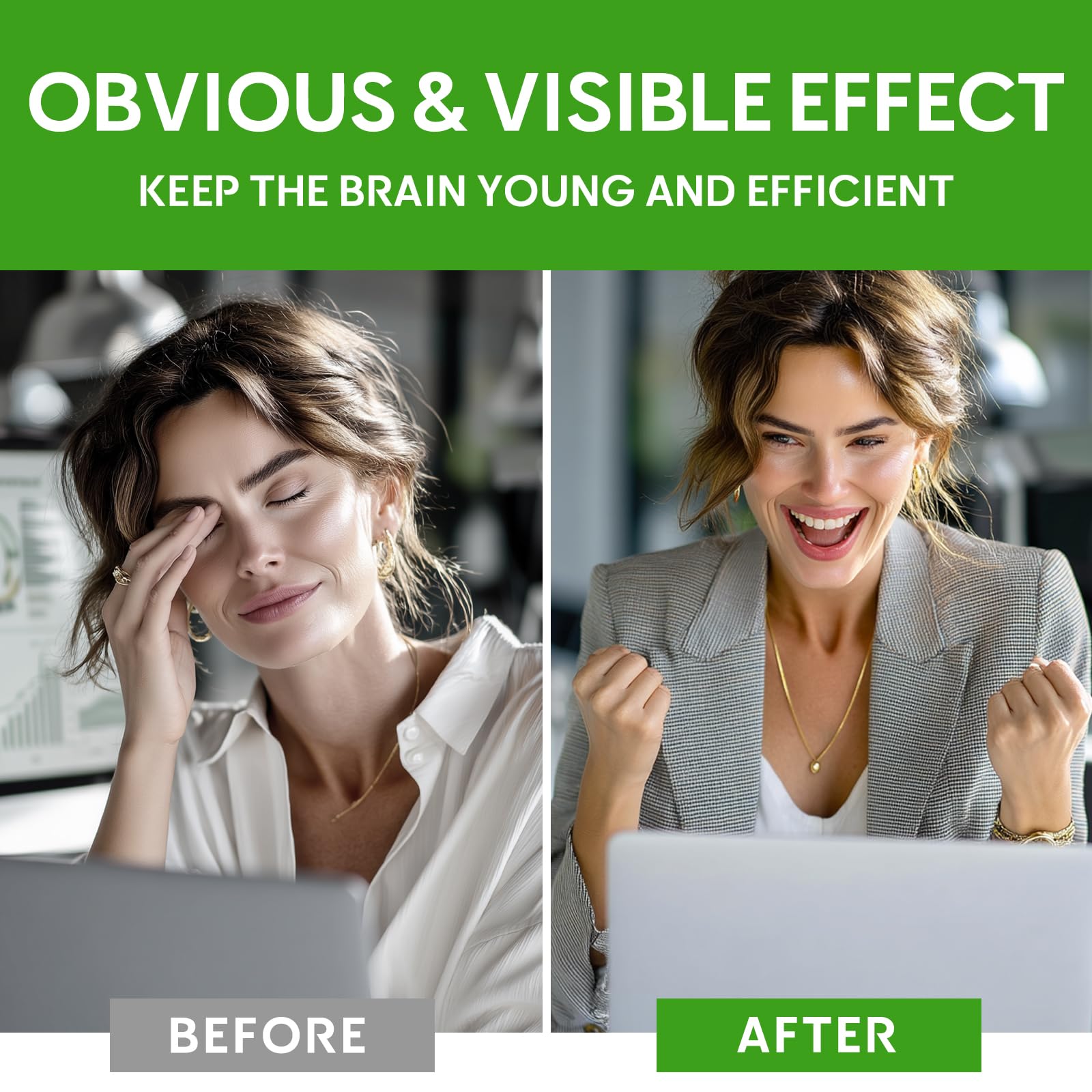 Nootropic Brain Supplement for Memory & Focus Support – Advanced Cognitive Formula for Mental Clarity & Mood Balance with Bacopa Monnieri, Lion's Mane, Alpha GPC & Omega-3 – 120 Capsules CelluTech uk supplements