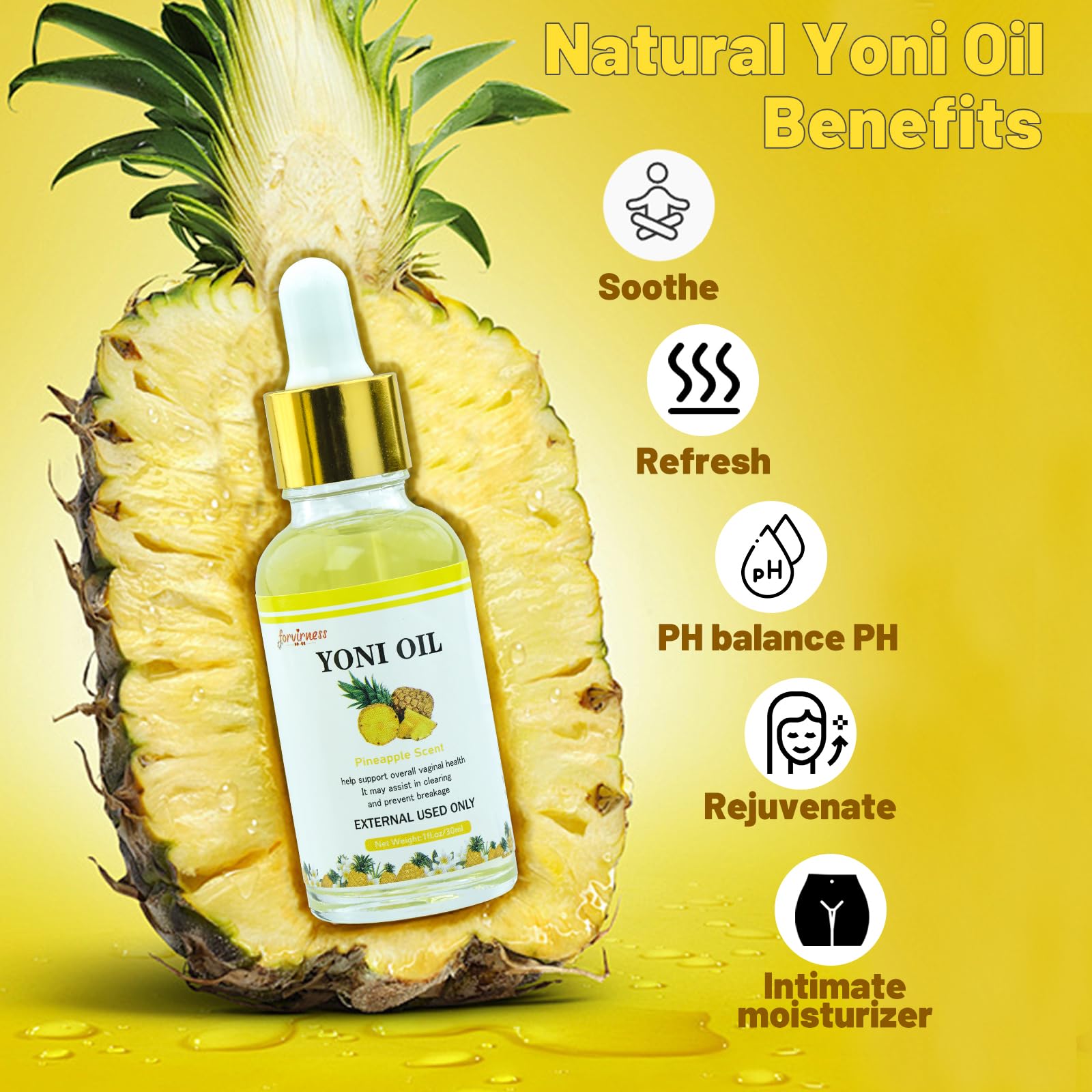 Yoni Wash Yoni Oil Yoni Bar Soap, Women ph Balance, Feminine Wash for Women Remove Odor Moisturizing forvirness uk supplements