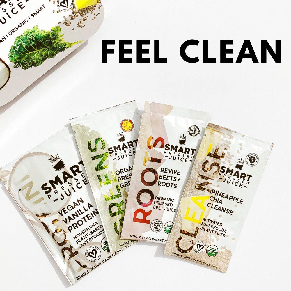 SMART Pressed Juice 3-Day Organic Juice Cleanse | Healthy Detox Program | Vegan Vanilla Protein SMART Pressed uk supplements
