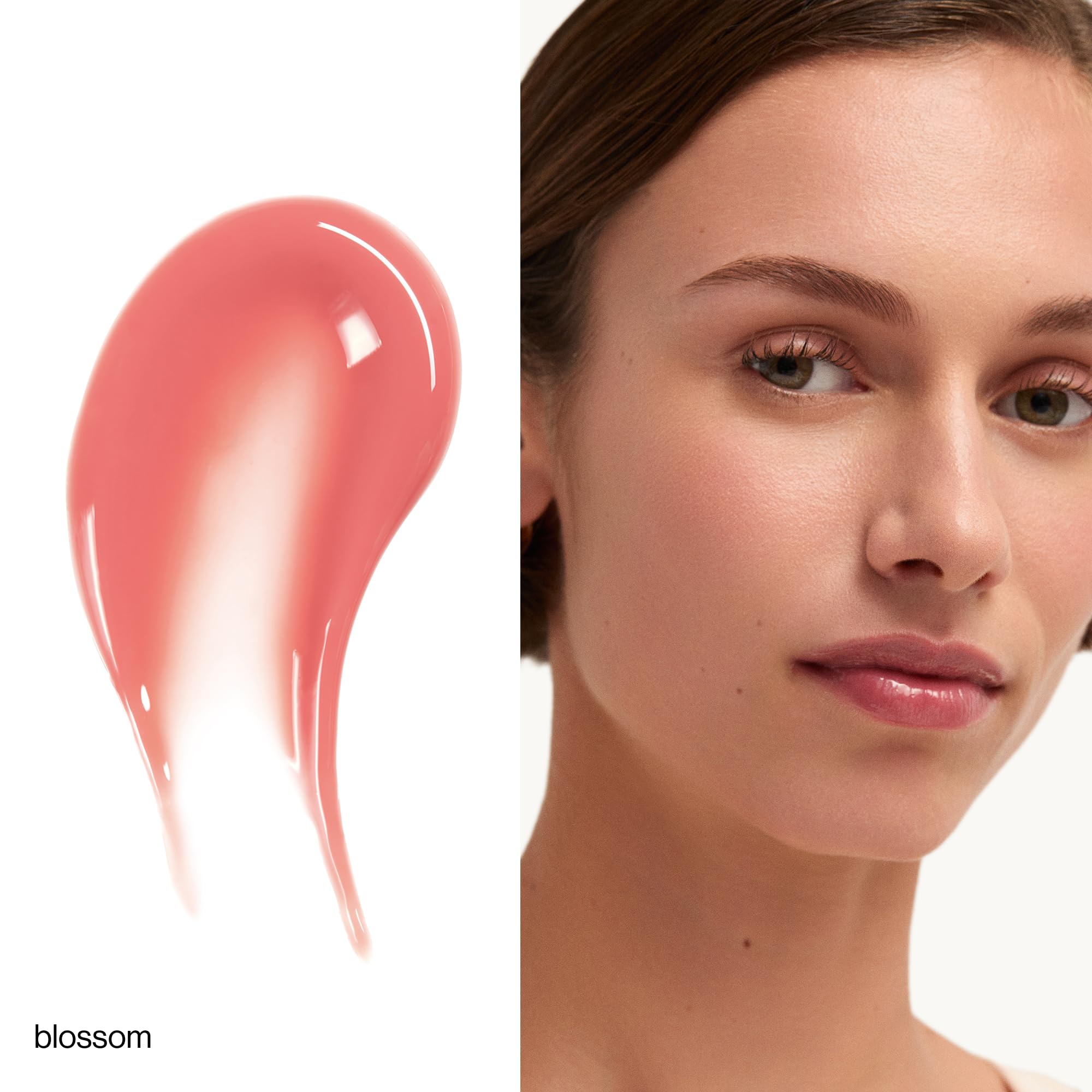 goop Beauty Hydra-Barrier Gel Gloss | Hydrating Lip Gloss to Moisturize & Plump Lips | Hyaluronic Acid & Vitamin E | Blossom - Sheer Petal Pink | 0.13 oz goop uk supplements