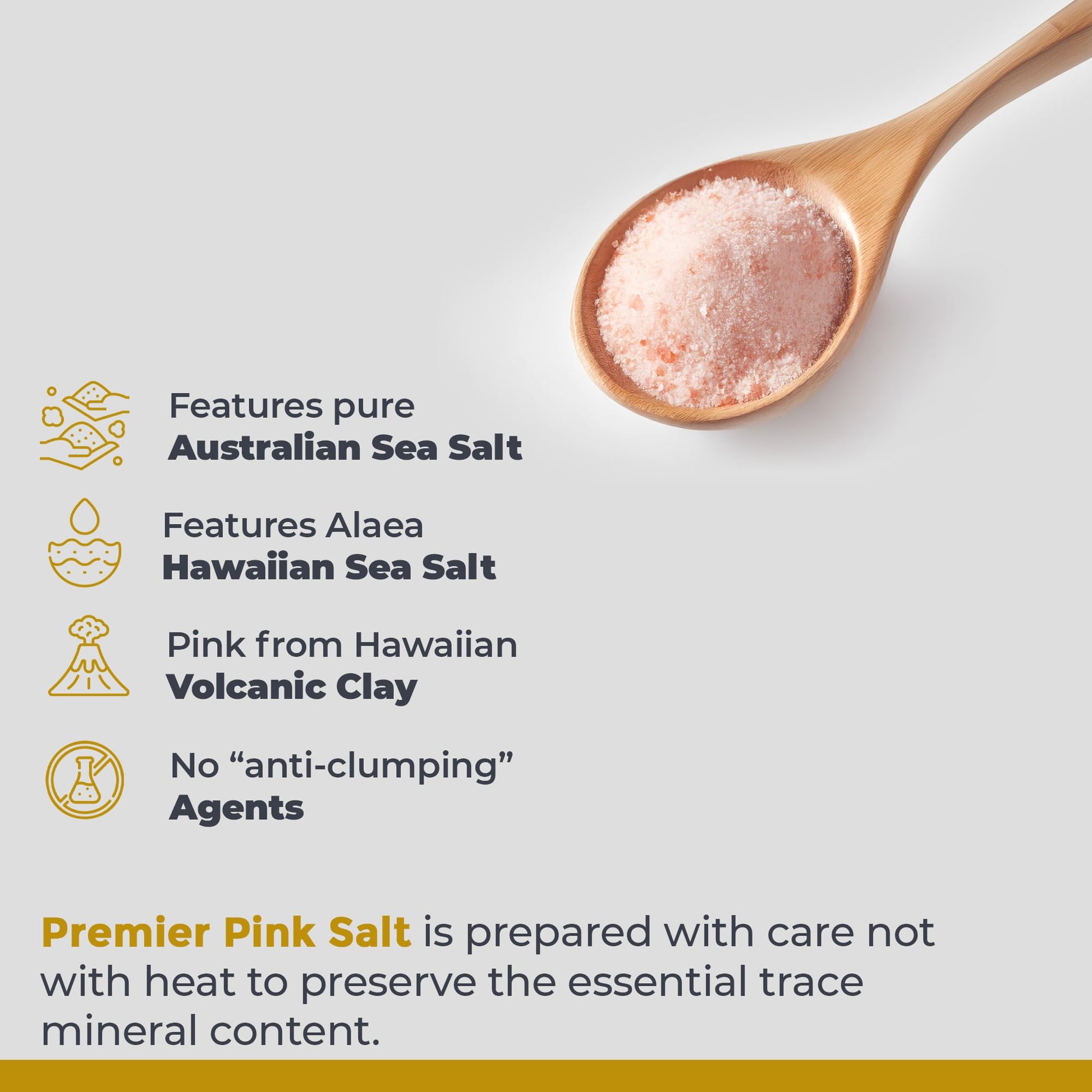 Premier Research Labs Pink Salt - Our Pink Sea Salt is a Hawaiian Red Alaea Sea Salt and Australian Salt Blend for Cooking, Baking with Minerals and Rich Taste - 12 oz Premier Research Labs uk supplements