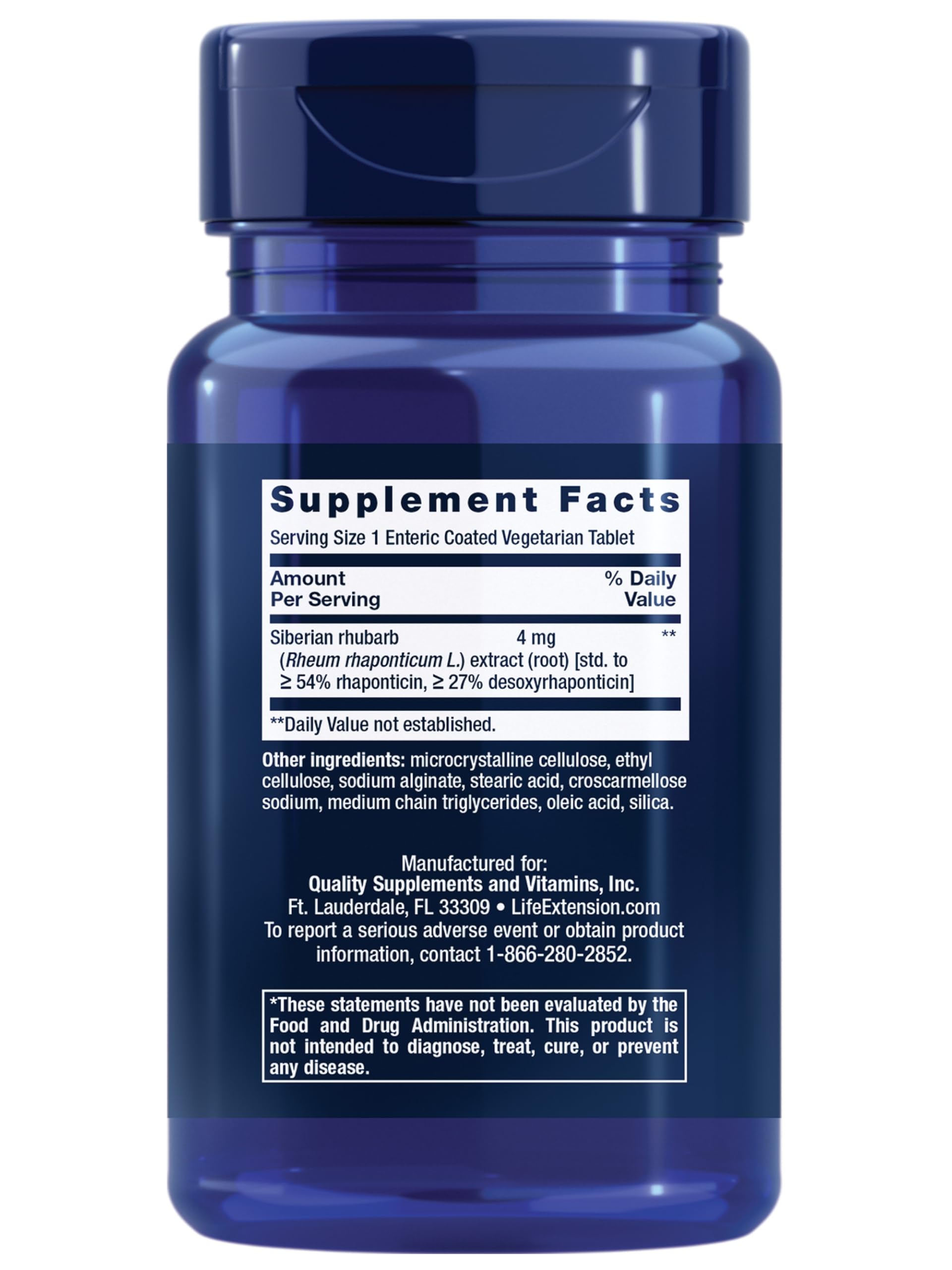 Life Extension Menopause Relief – Siberian Rhubarb, Menopause Supplement for Women, Ease hot Flashes, Mood Swings, Night Sweats Relief, Hormone-Free, Gluten-Free, Non-GMO, Vegetarian, 30 Tablets Life Extension uk supplements