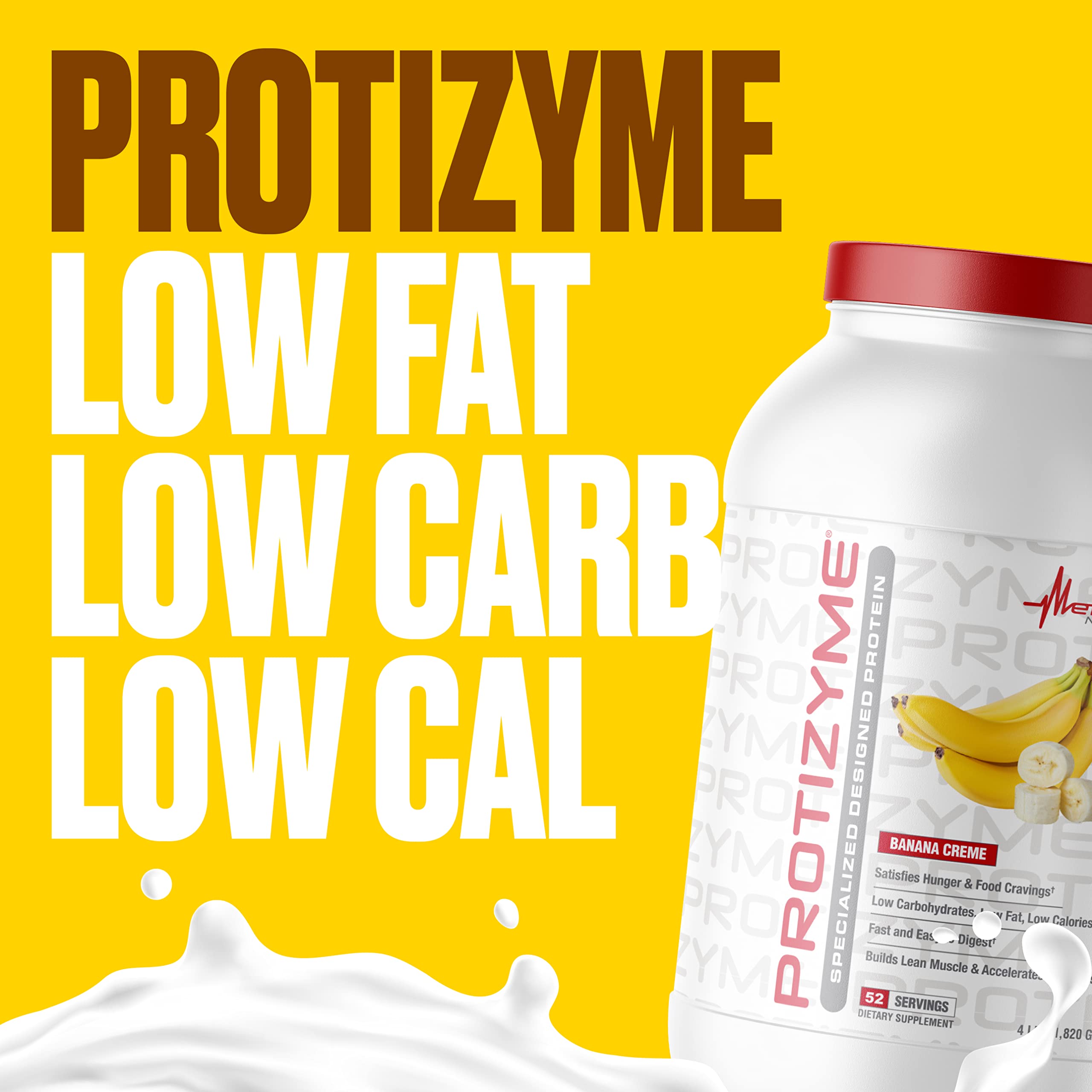 Metabolic Nutrition, Protizyme, 100% Whey Protein Powder, High Protein, Low Carb Metabolic Nutrition uk supplements
