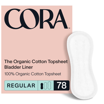 Cora Ultra Thin Organic Bladder Liners | Incontinence & Postpartum Pads for Women | Panty Liners Cora uk supplements