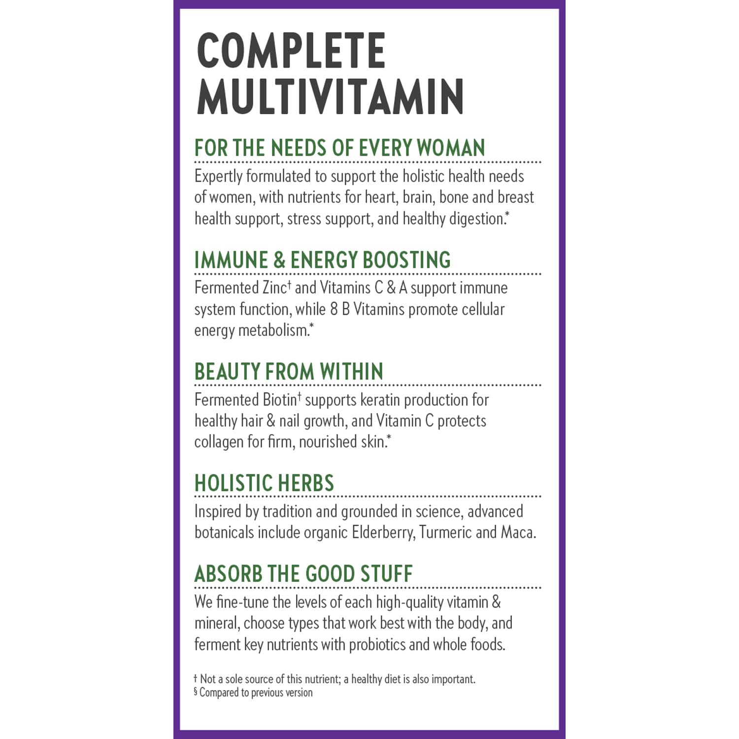 New Chapter Women’s Multivitamin, Iron, B6, B12, Biotin for Hair Growth, D3, Vit C, Zinc for Immune & Stress Support, Gentle on an Empty Stomach, One Daily, Non-GMO, Gluten-Free, 18+, 72 Tablets New Chapter uk supplements