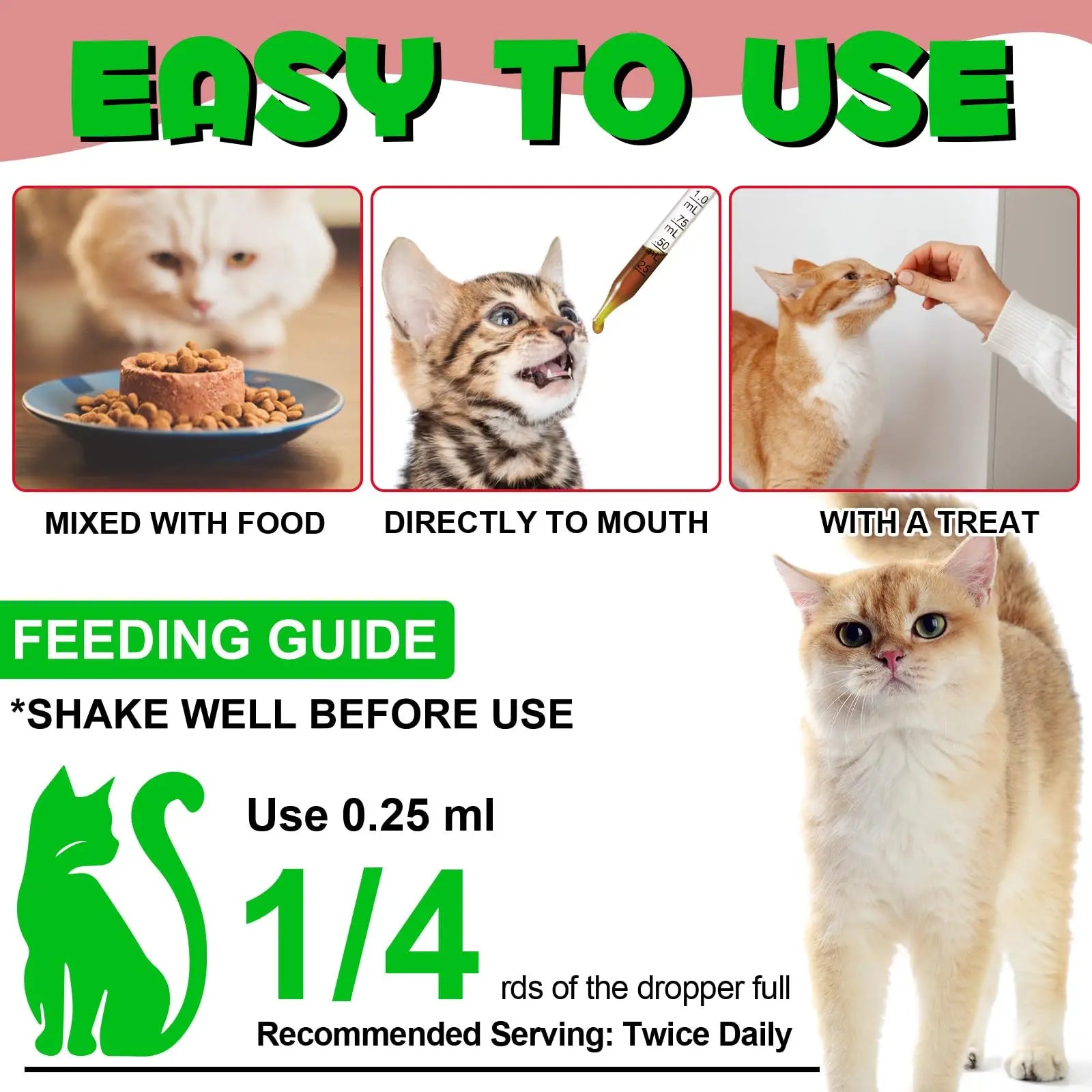 Cat Urinary Tract Infection Treatment, Cat UTI Treatment Drops Supports Bladder, Kidney Stone, Cranberry Kidney Bladder Support Supplement, Chicken Flavor, 60ml BTQAFVZT uk supplements