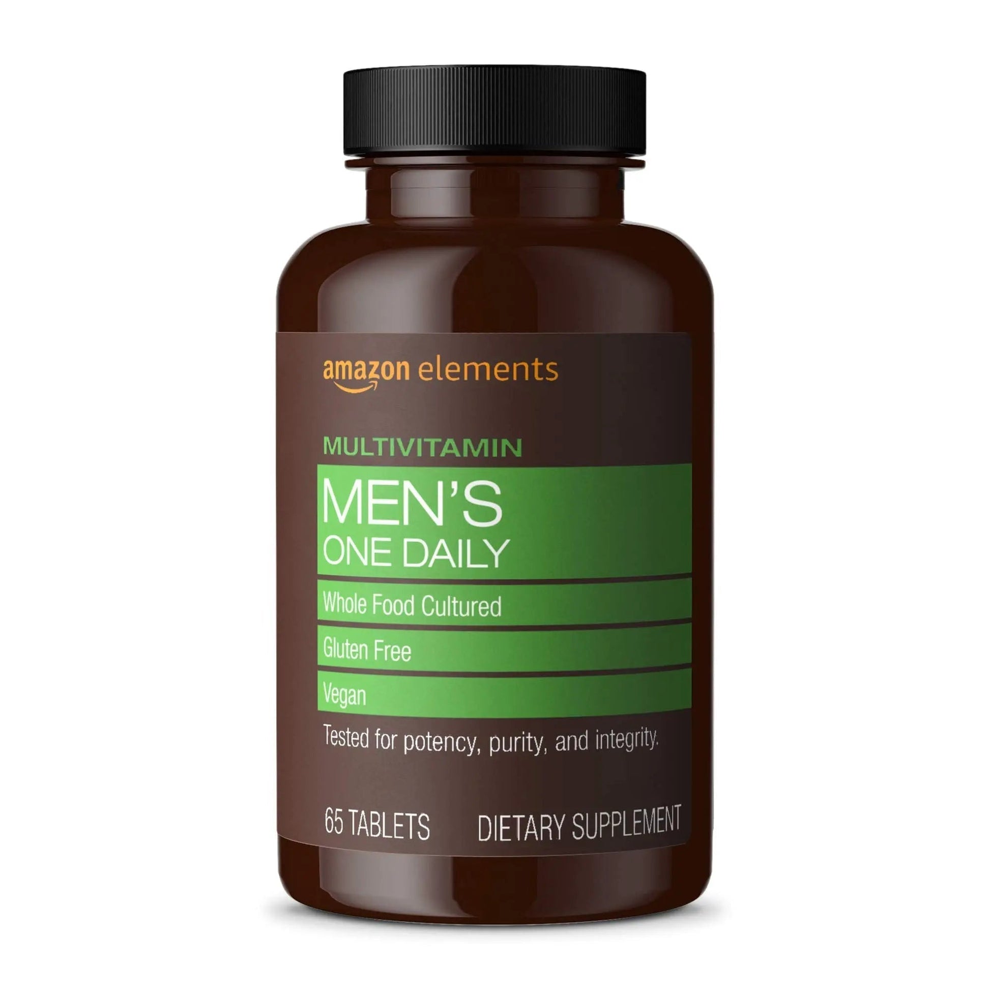 Amazon Elements Men's One Daily Multivitamin (65 Tablets) and Amazon Elements B Complex (65 Capsules) Amazon Elements uk supplements