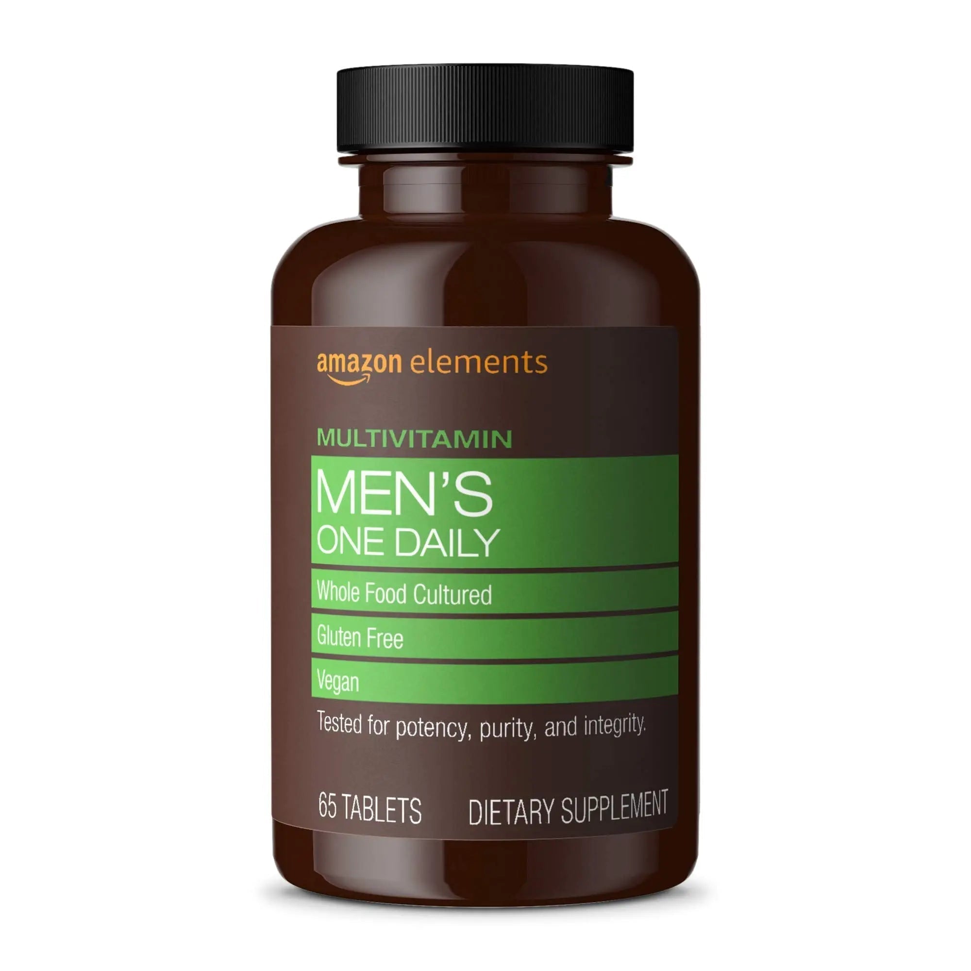 Amazon Elements Men's One Daily Multivitamin (65 Tablets) and Amazon Elements B Complex (65 Capsules) Amazon Elements uk supplements