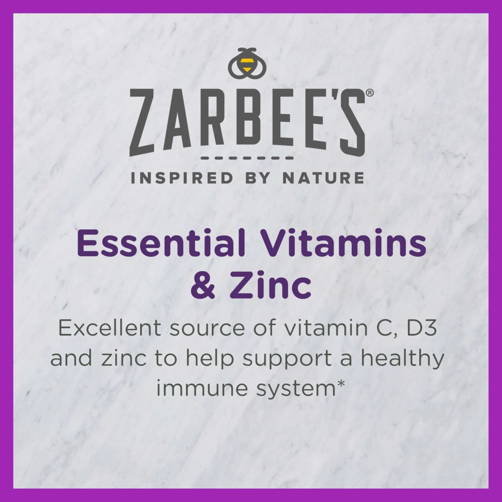 Zarbee's Kids Immune Support, Vitamin C, D & Zinc Daily Immunity Vitamins for Children 4+ Years, Natural Tropical Fruit Flavor, 28 Chewable Tablets Zarbee's uk supplements