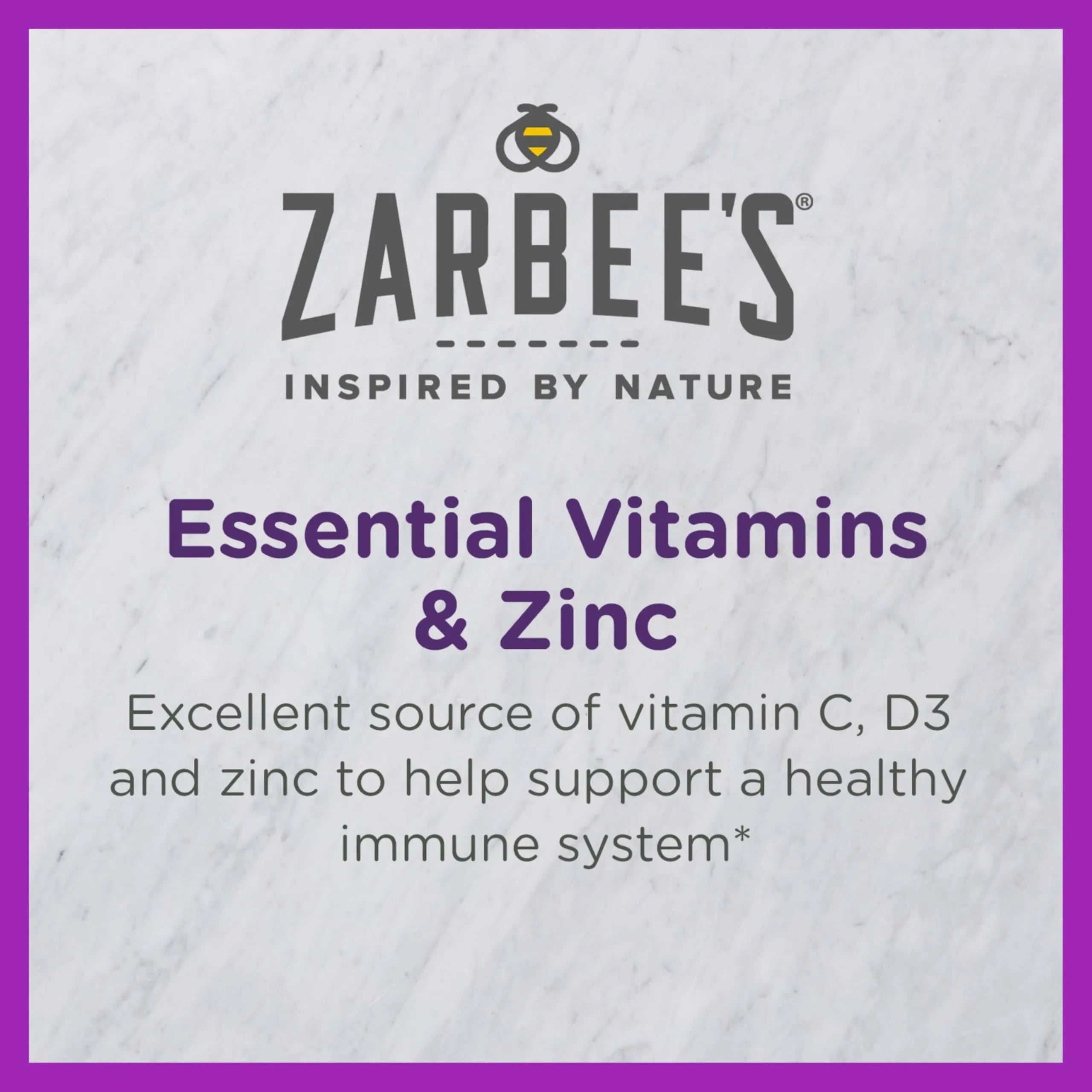 Zarbee's Kids Immune Support, Vitamin C, D & Zinc Daily Immunity Vitamins for Children 4+ Years, Natural Tropical Fruit Flavor, 28 Chewable Tablets Zarbee's uk supplements